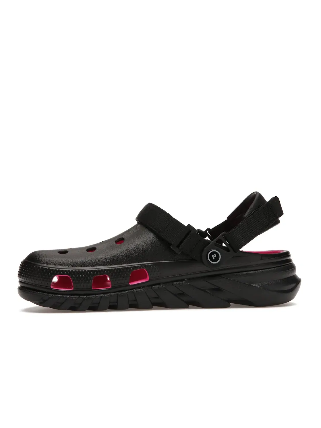 Мужские сабо с регулируемыми ремешками Crocs Duet Max 2 Clog Crocs — изображение 3 из 4, черный