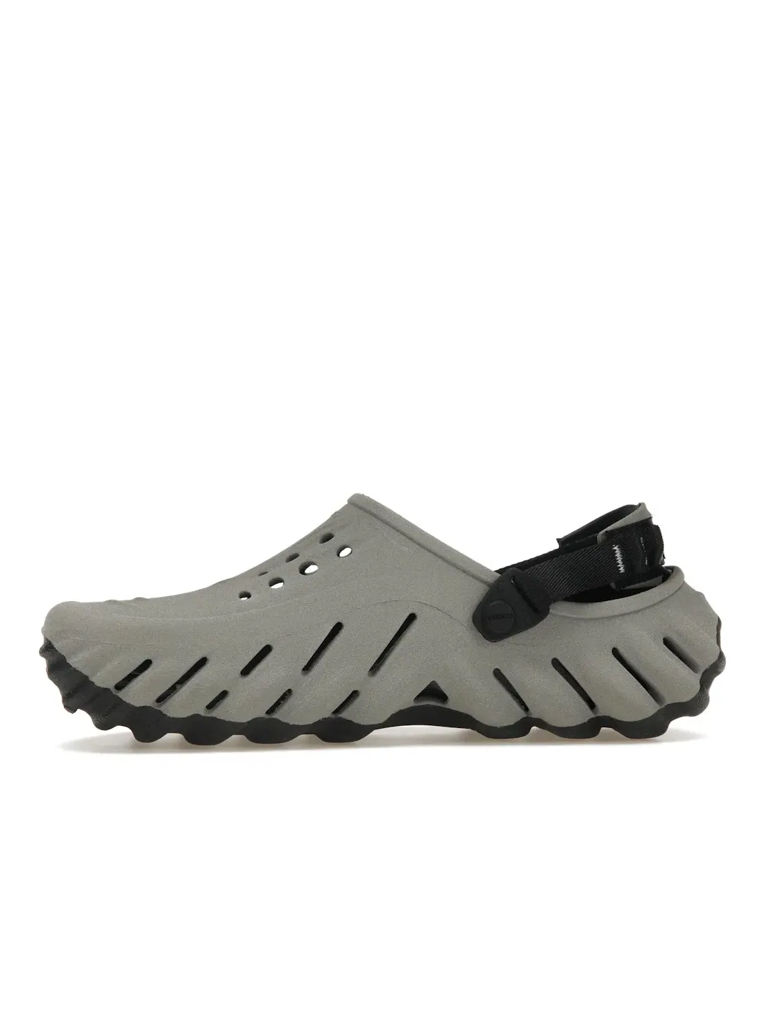 Мужские сабо с открытым носком Echo Clog Crocs — изображение 3 из 4, черный