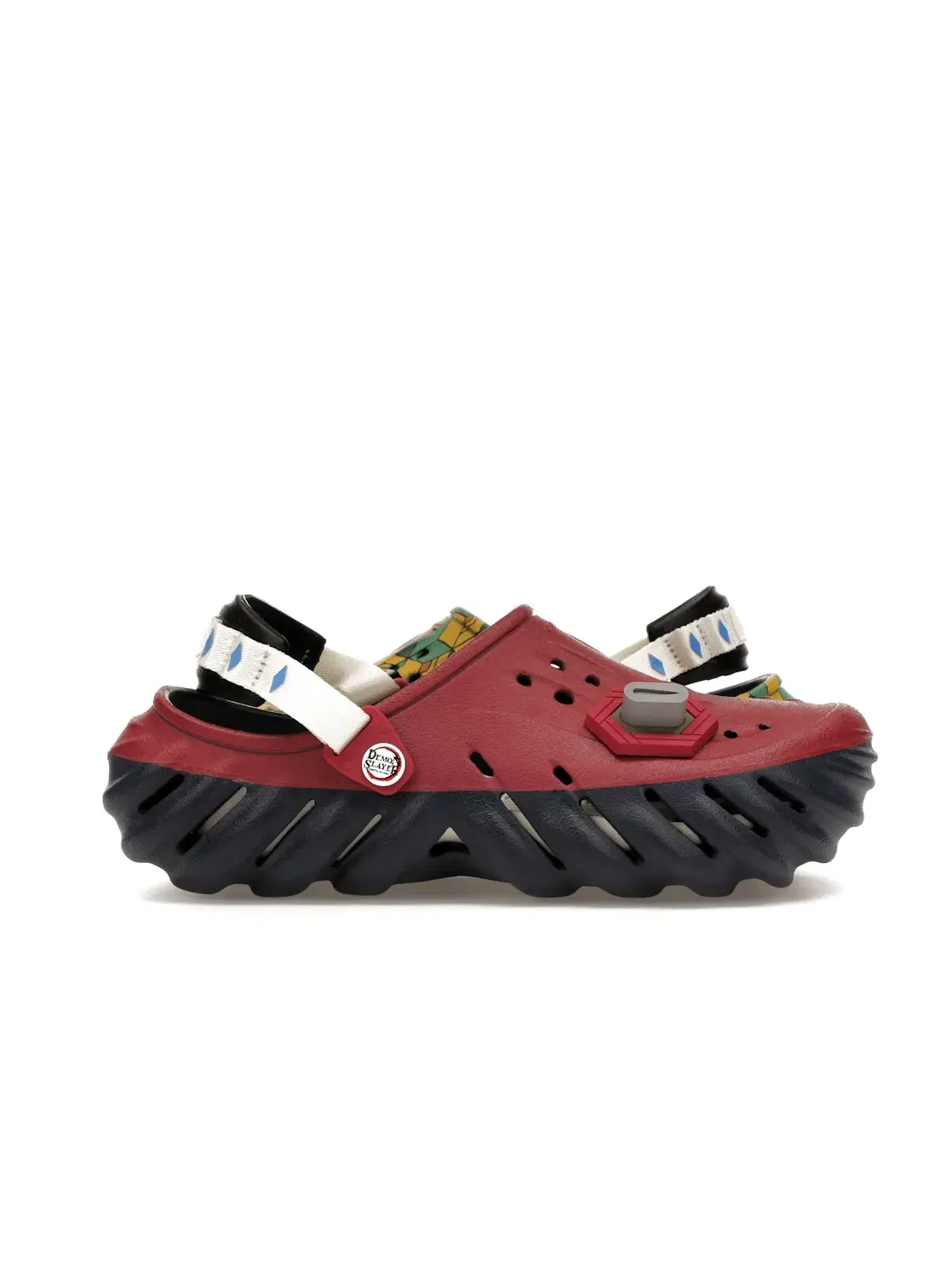 Мужские сабо Echo Clog Demon Slayer Giyu Tomioka Crocs — изображение 1 из 4, красный мульти