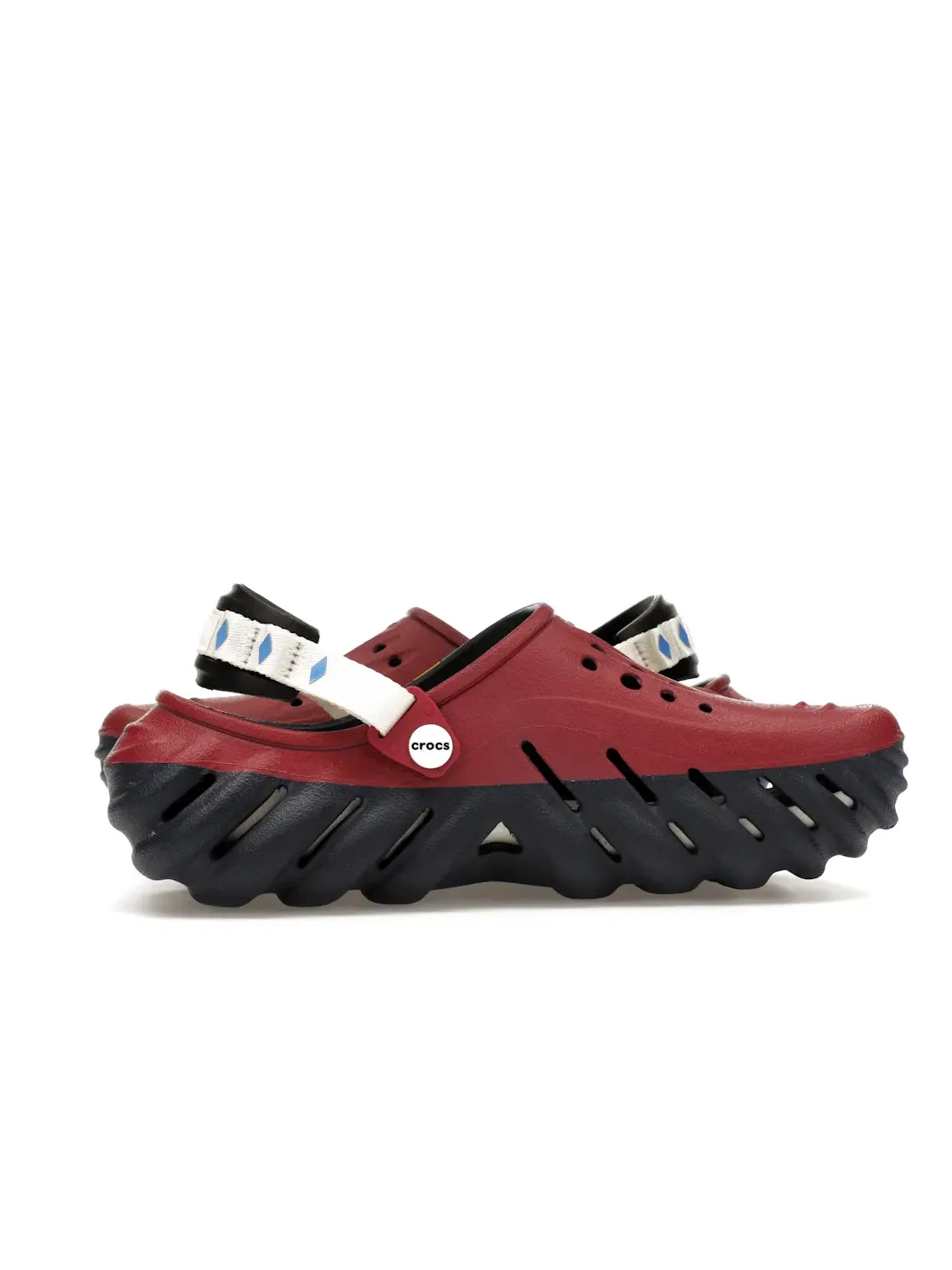 Мужские сабо Echo Clog Demon Slayer Giyu Tomioka Crocs — изображение 3 из 4, красный мульти