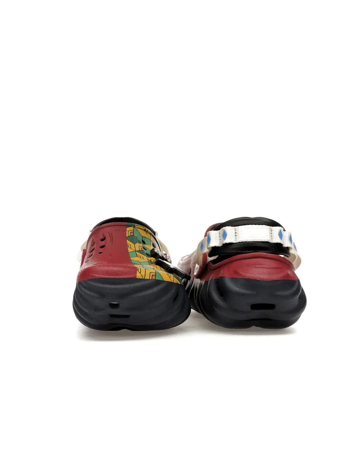 Мужские сабо Echo Clog Demon Slayer Giyu Tomioka Crocs — изображение 4 из 4, красный мульти