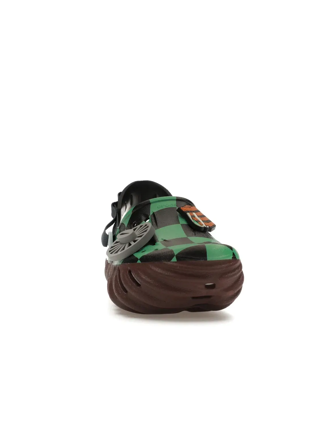 Мужские сабо-клоги Echo Clog Demon Slayer Tanjiro Crocs — изображение 2 из 4, зеленый