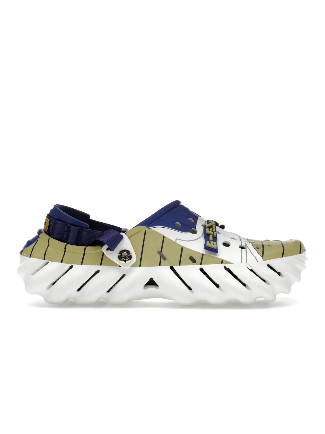 Мужские сабо Echo Clog Dragon Ball Z Vegeta Crocs — изображение 1 из 4, бежевый/синий/белый