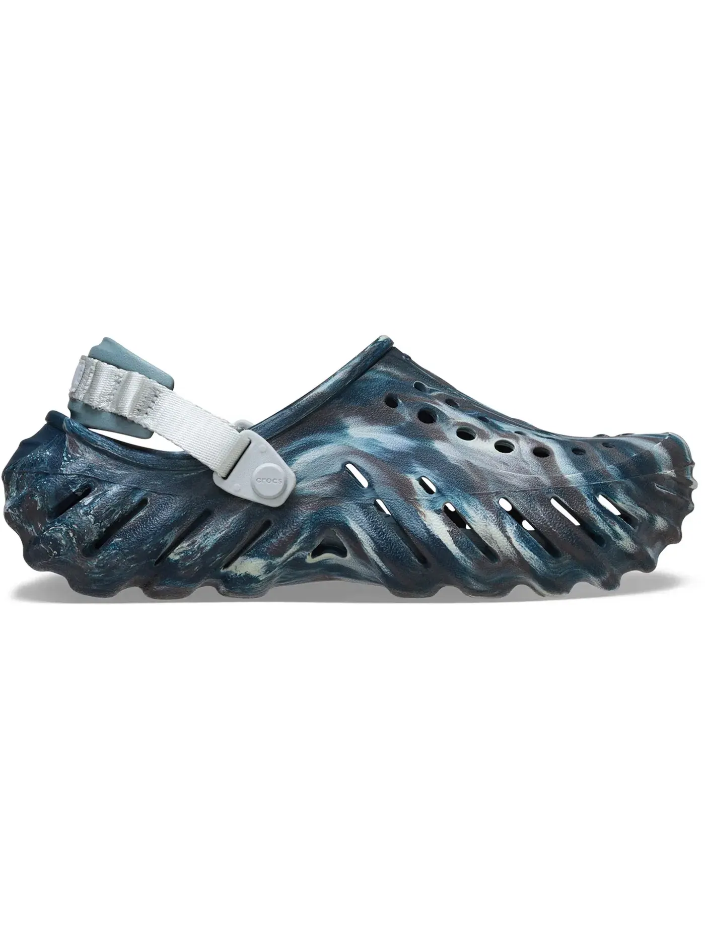 Мужские сабо с матовым принтом Crocs Echo Clog — изображение 1 из 2, черный песочный/мульти
