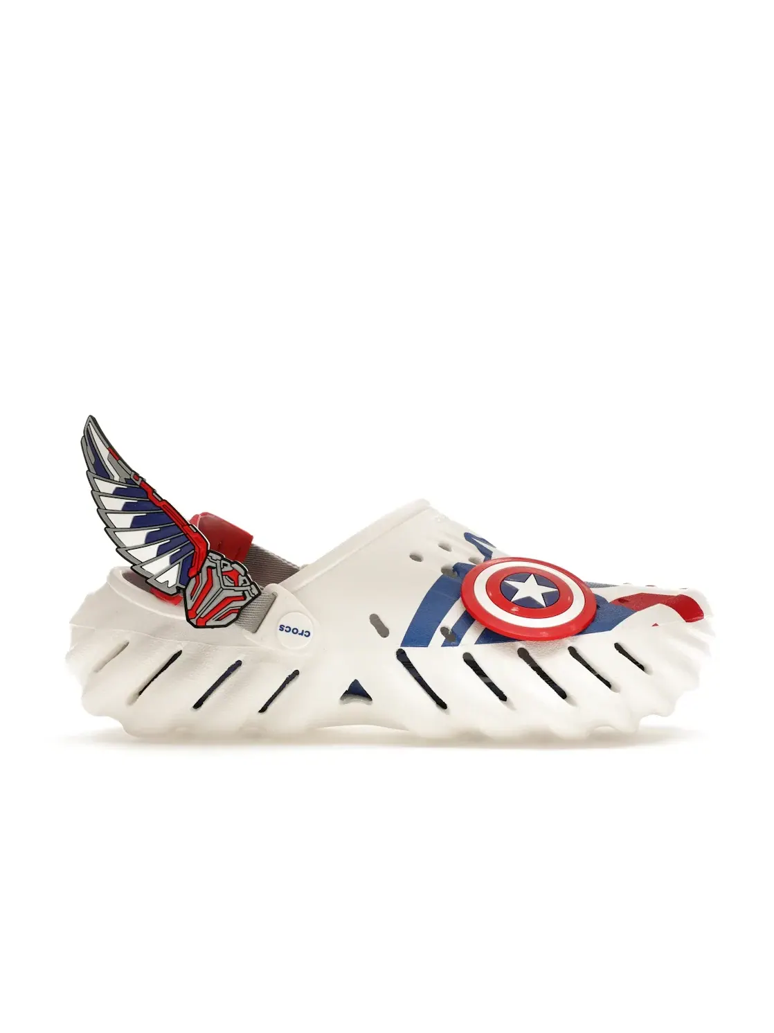 Мужские сабо Echo Clog Crocs — изображение 1 из 4, белый/синий красный