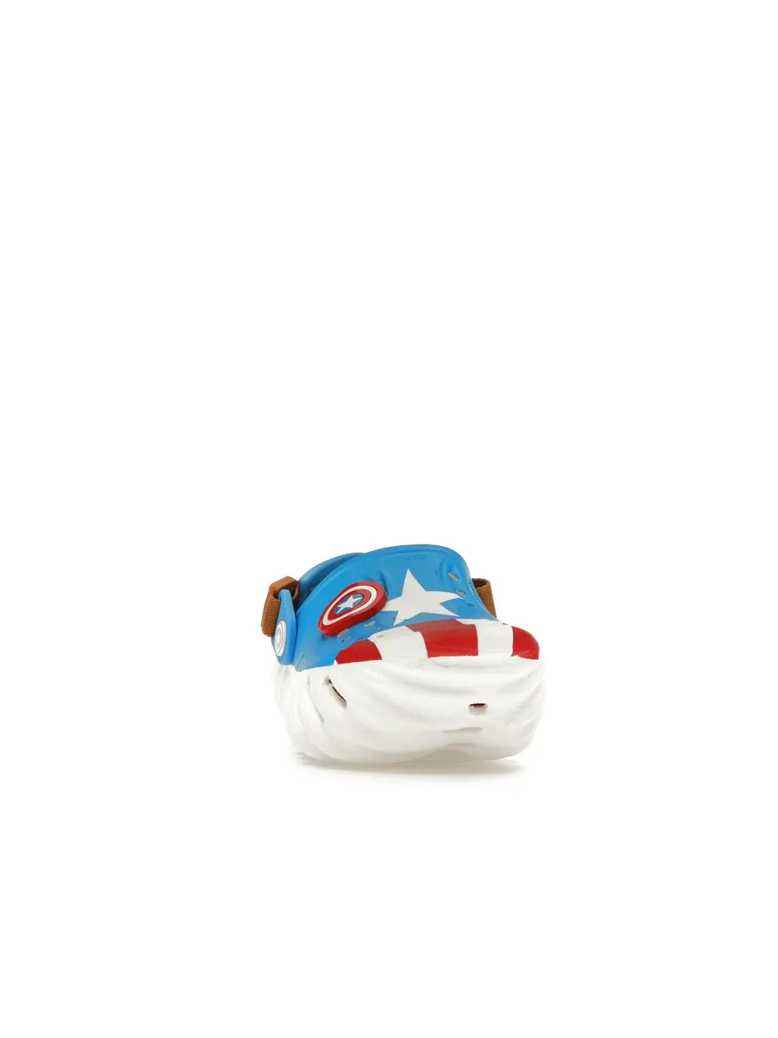 Детские клоги Echo Clog Crocs — изображение 2 из 4, синий/красный/белый