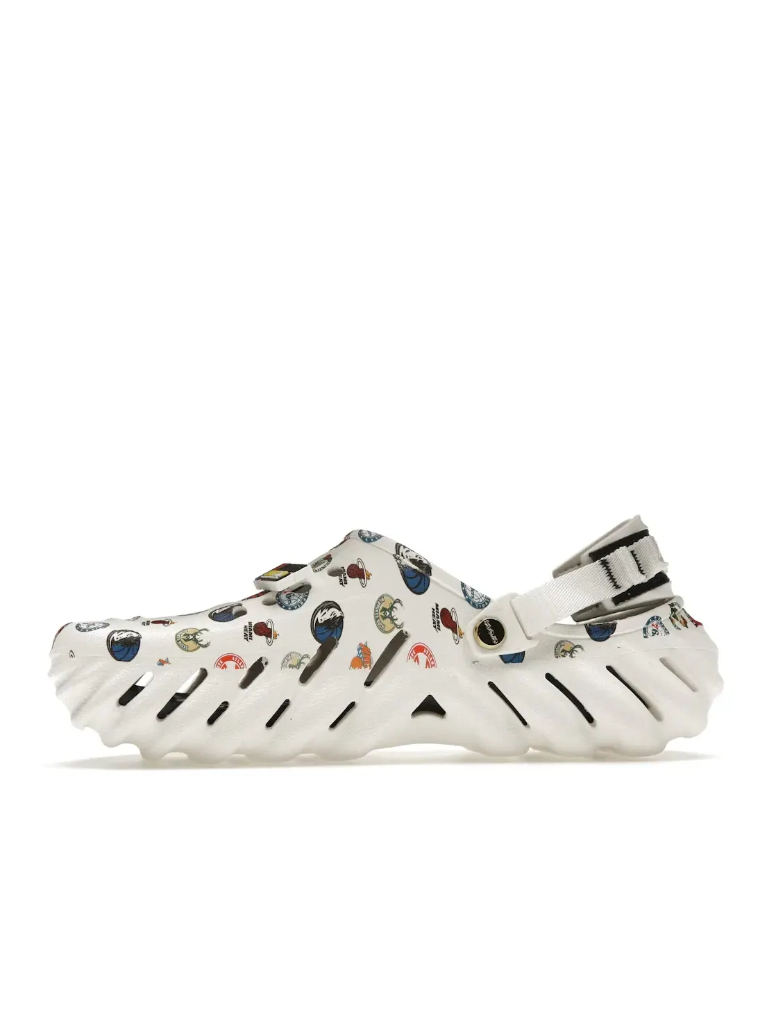 Мужские сабо Echo Clog Crocs — изображение 3 из 4, белый/мульти