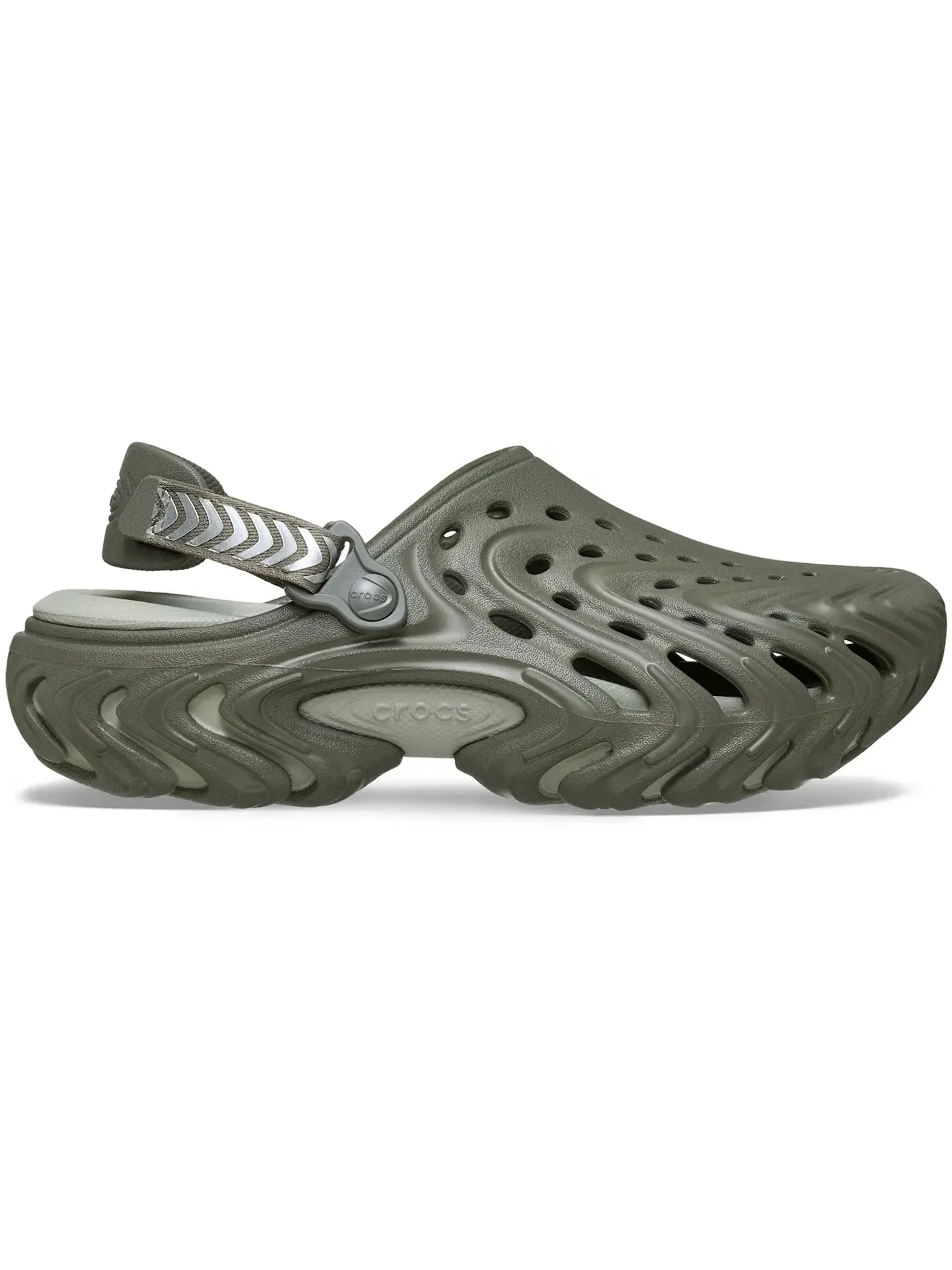 Мужские сабо Echo II Clog Crocs — изображение 1 из 2, серебряный