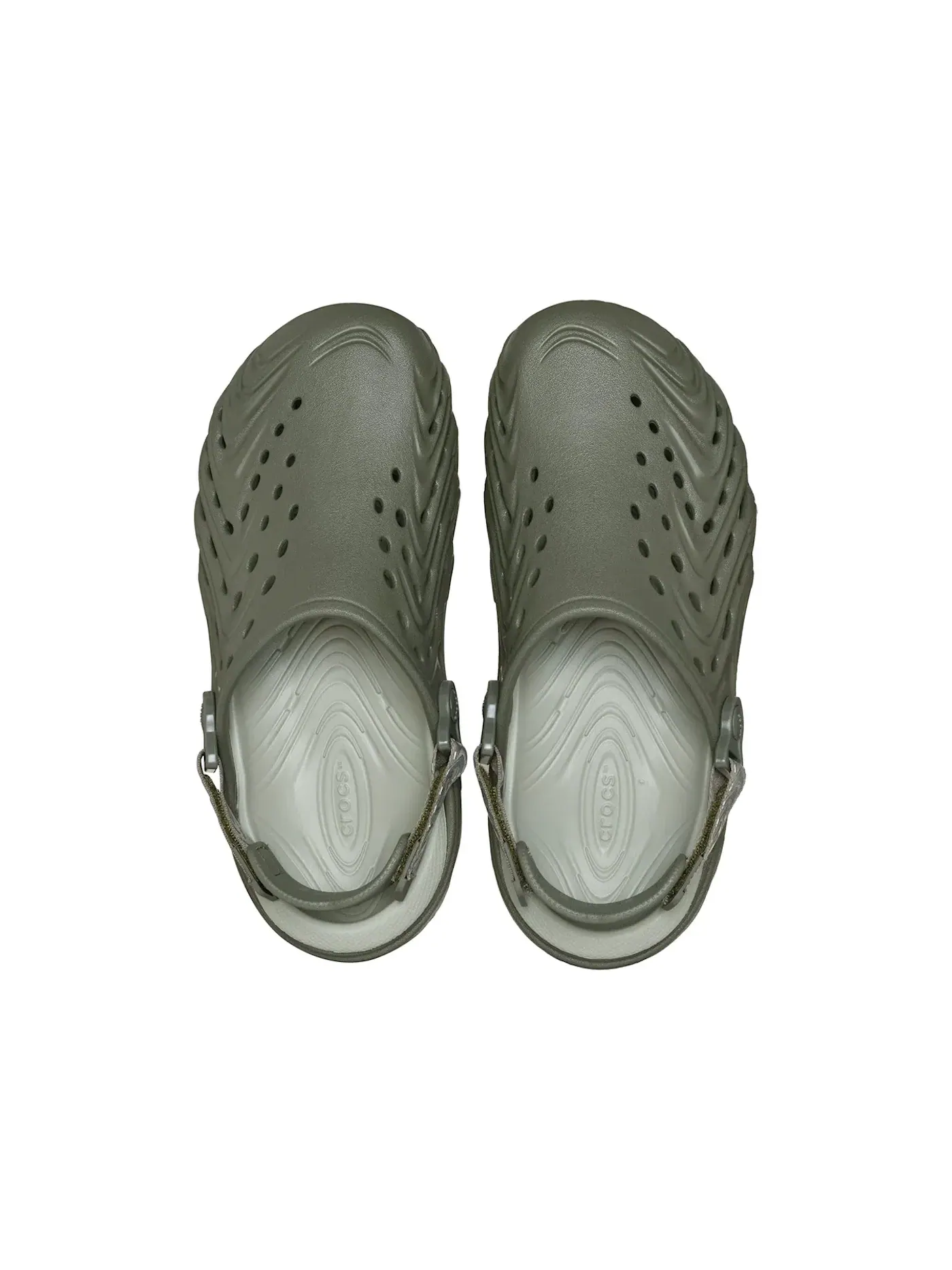 Мужские сабо Echo II Clog Crocs — изображение 2 из 2, серебряный