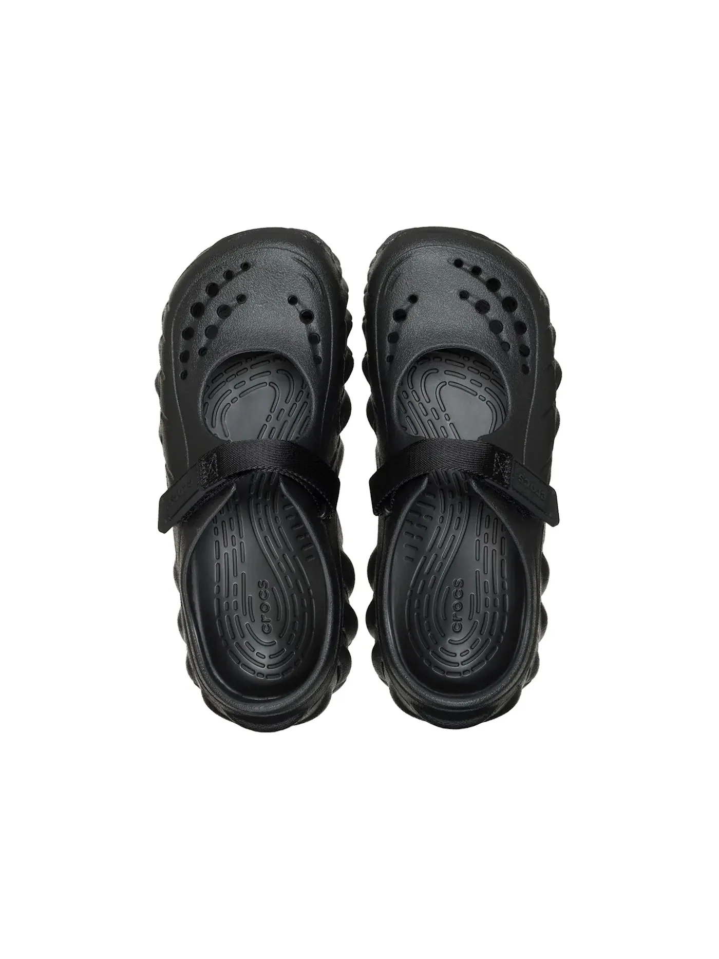 Женские клоги Crocs Echo Mary Jane Clog — изображение 2 из 2, черный