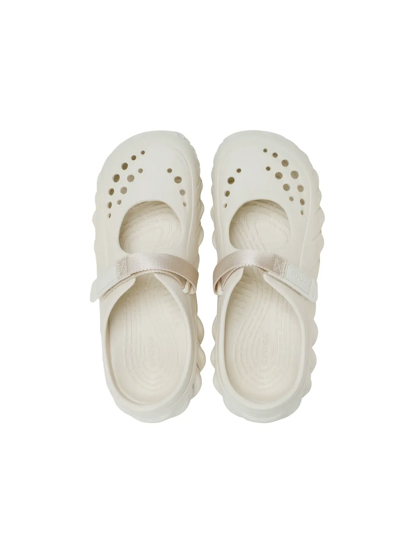 Женские сабо Crocs Echo Mary Jane Clog — изображение 2 из 2, белый