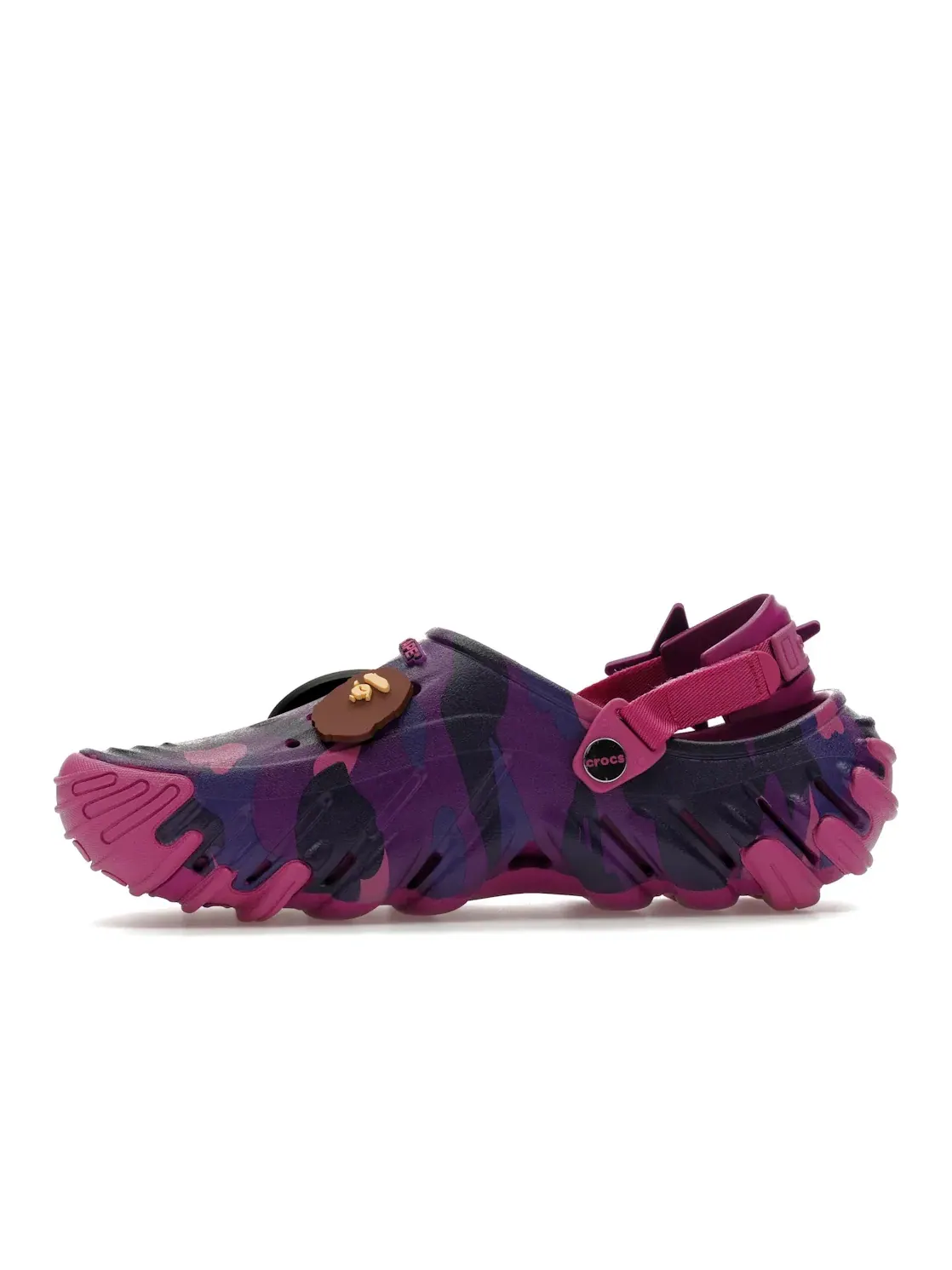 Мужские клоги с камуфляжным принтом Crocs Echo RO Clog — изображение 3 из 4, виноградно-бордовый