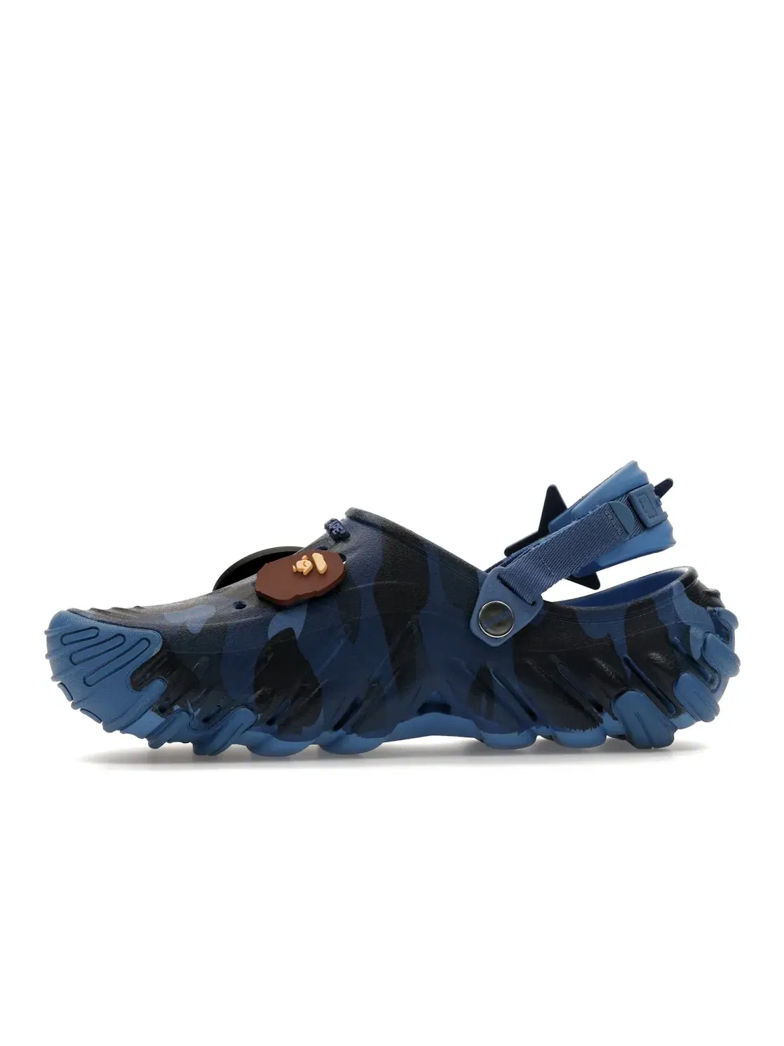 Мужские сабо с камуфляжным принтом Crocs Echo RO Clog — изображение 3 из 4, синий