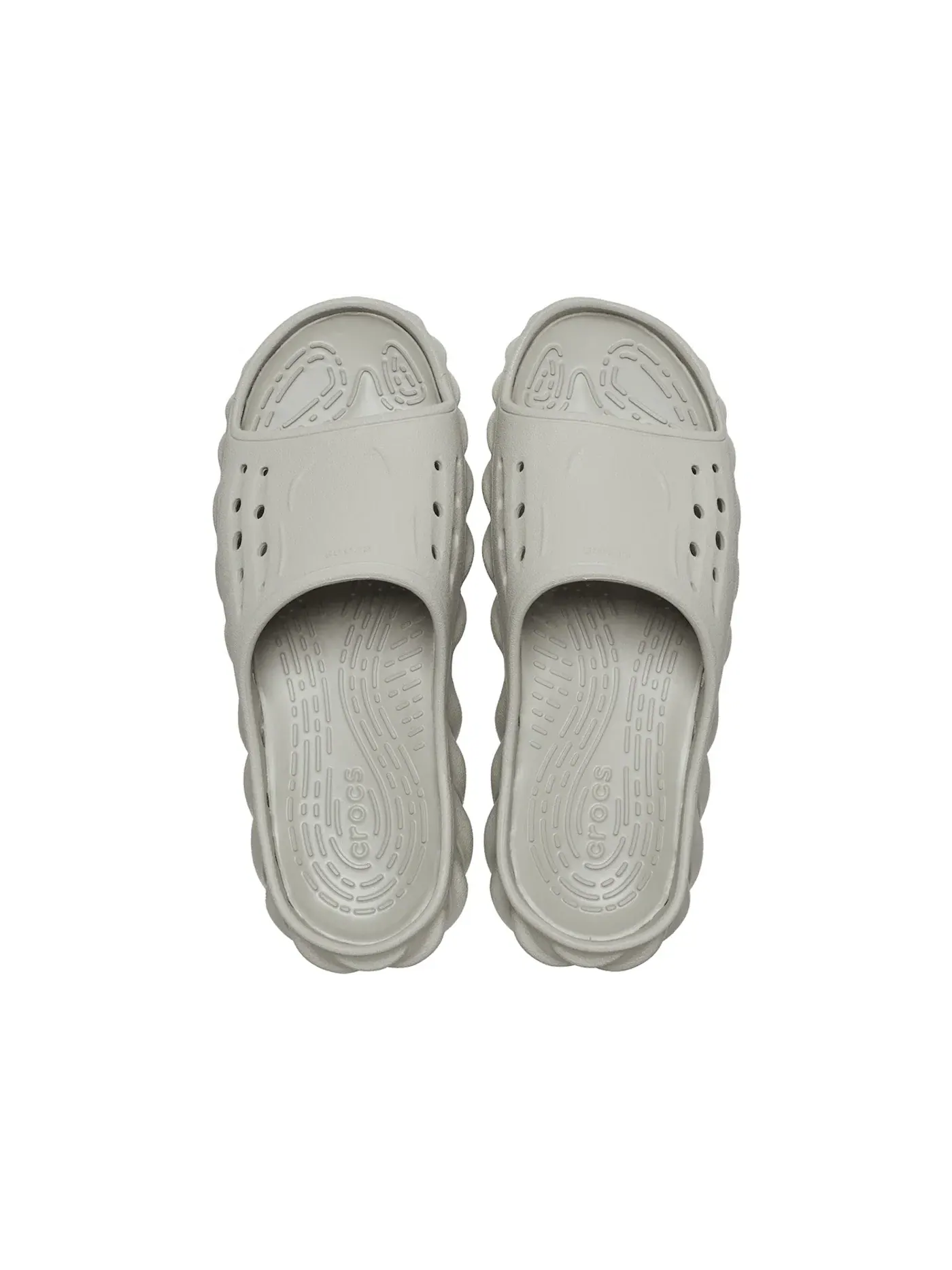 Мужские сандалии-слайды Crocs Echo Slide — изображение 3 из 3, серый