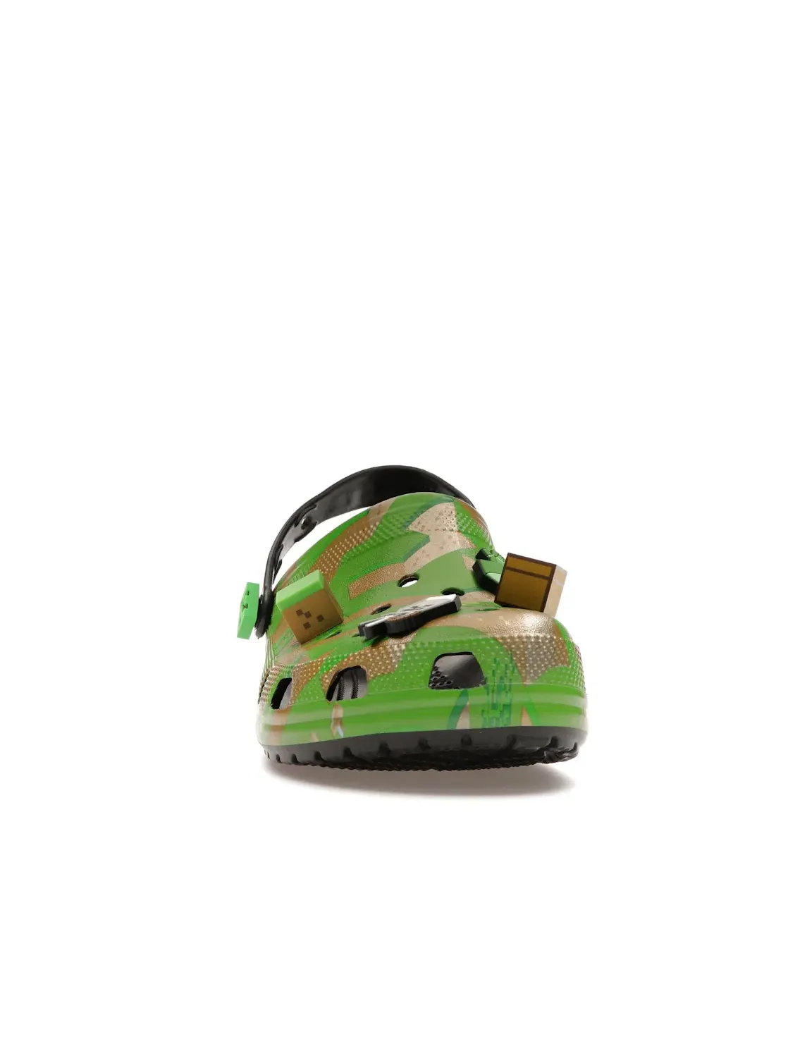 Мужские сабо Crocs Elevated Clog Minecraft Grass Block — изображение 2 из 4, зеленый мульти