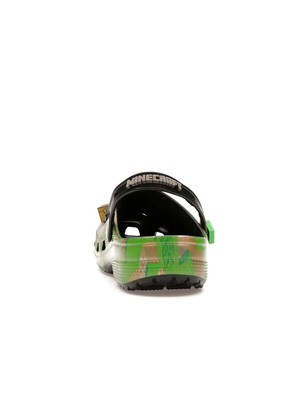 Мужские сабо Crocs Elevated Clog Minecraft Grass Block — изображение 4 из 4, зеленый мульти