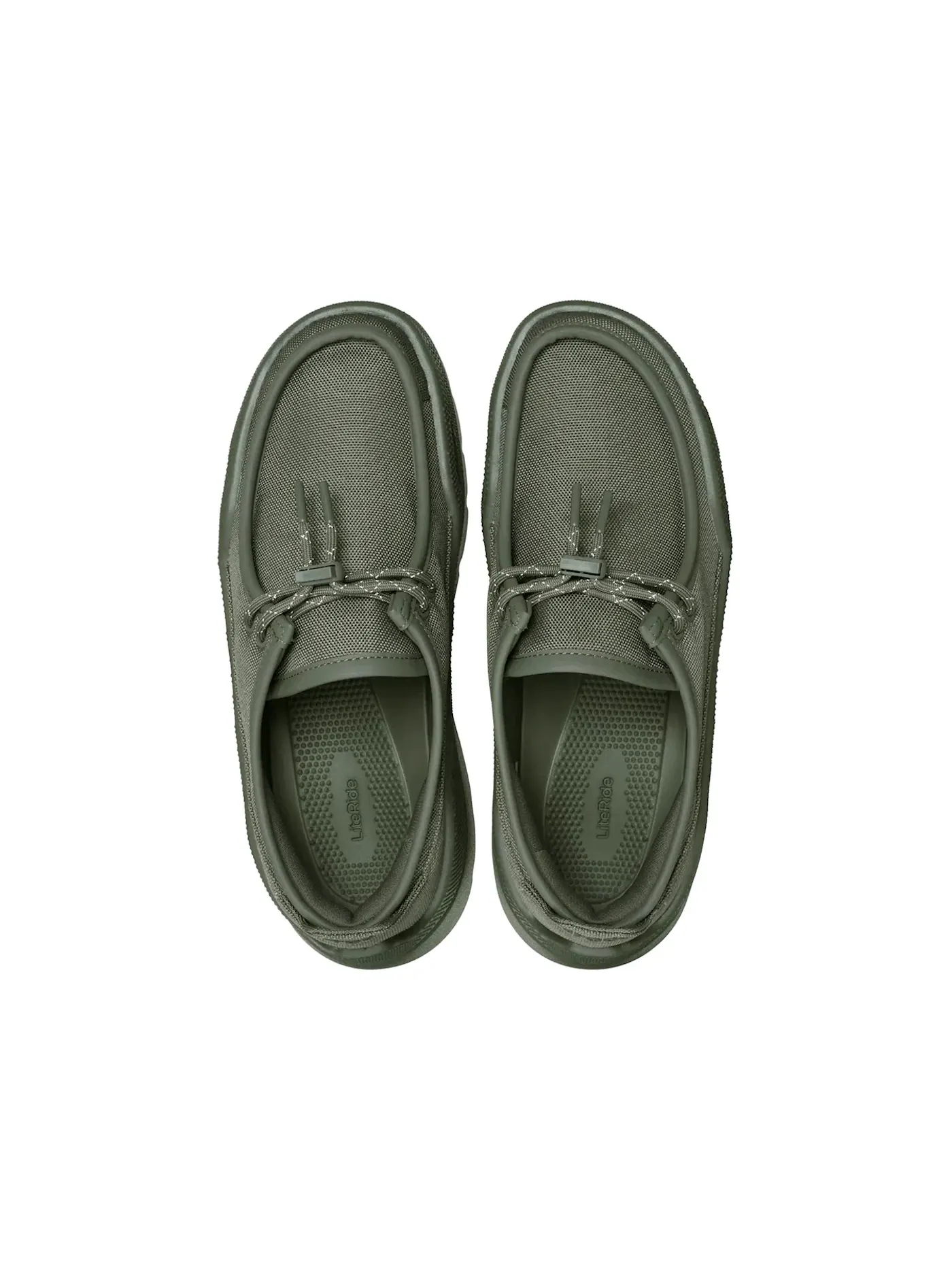 Мужские оксфорды с технологичным дизайном Crocs EXP Gallery Shoe Tech Crocs — изображение 2 из 2, оливковый