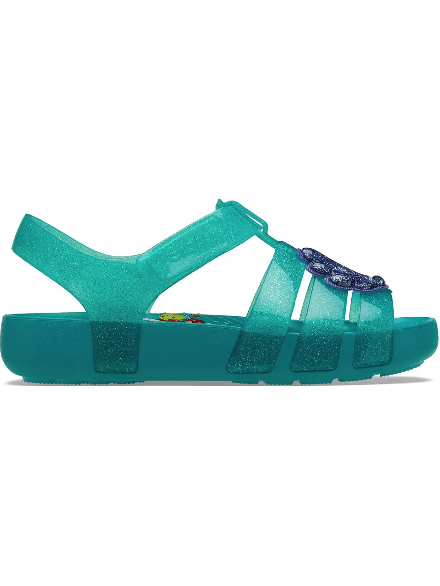 Детские сандалии с принтом Crocs Isabella Sandal Disney Princess Ariel Crocs, Latigo Bay — изображение 1 из 2