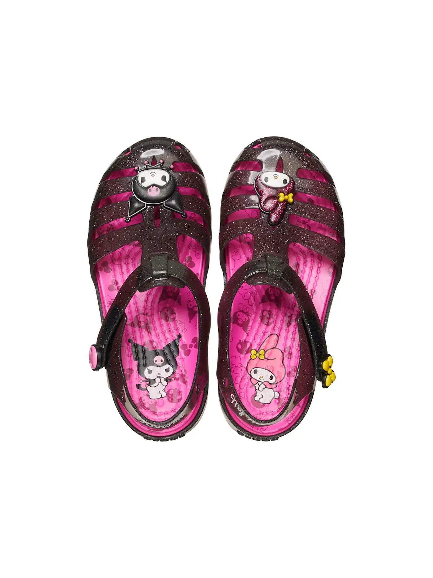 Детские сандалии с принтом Hello Kitty and Friends My Melody and Kuromi Crocs — изображение 2 из 2, мульти