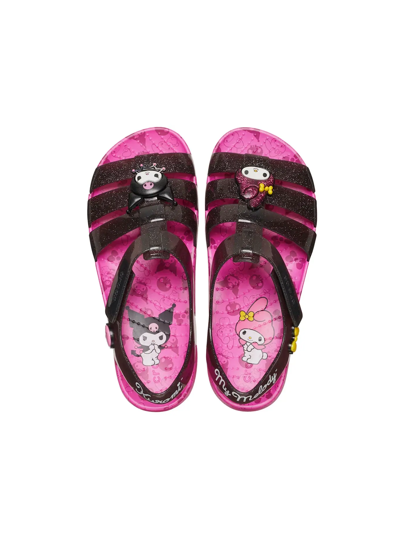 Детские сандалии с принтом Hello Kitty and Friends My Melody and Kuromi Crocs — изображение 2 из 2, мульти