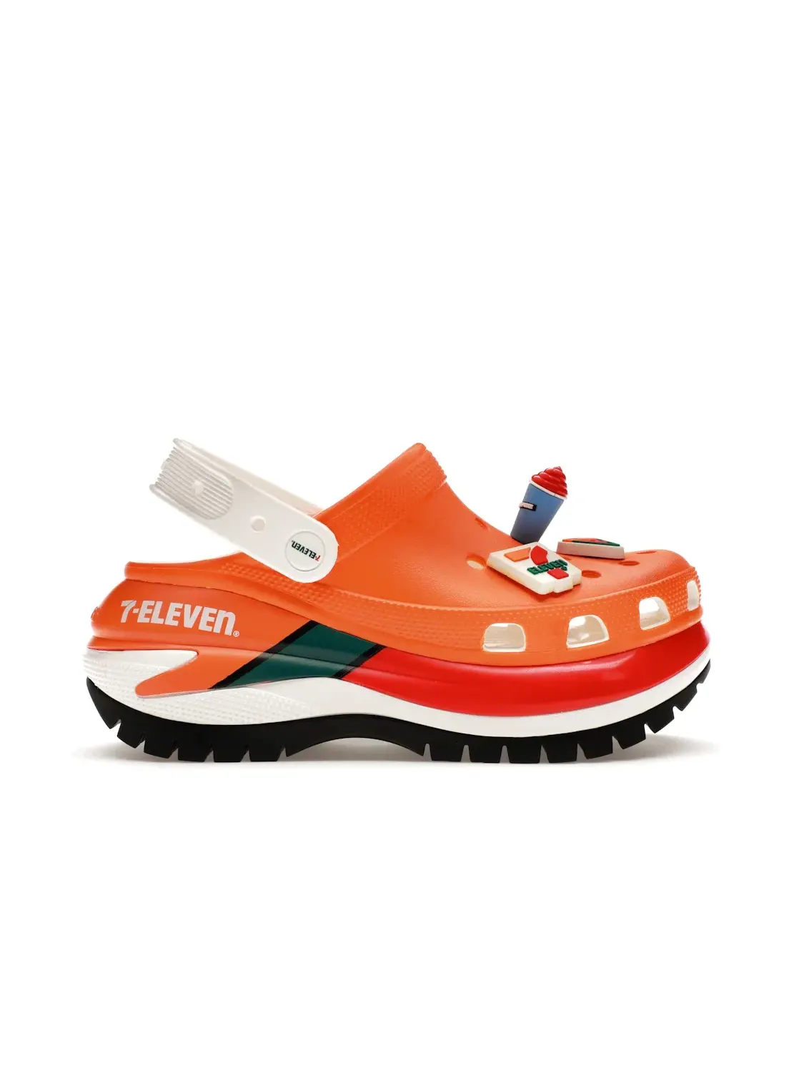 Мужские сабо с платформой Crocs Mega Crush Clog — изображение 1 из 4, оранжевый