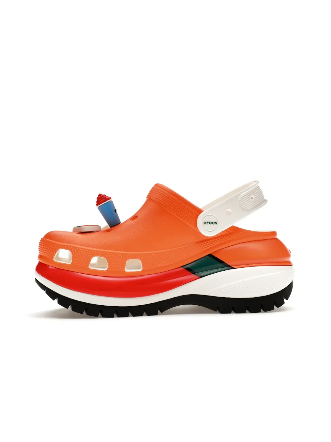 Мужские сабо с платформой Crocs Mega Crush Clog — изображение 3 из 4, оранжевый