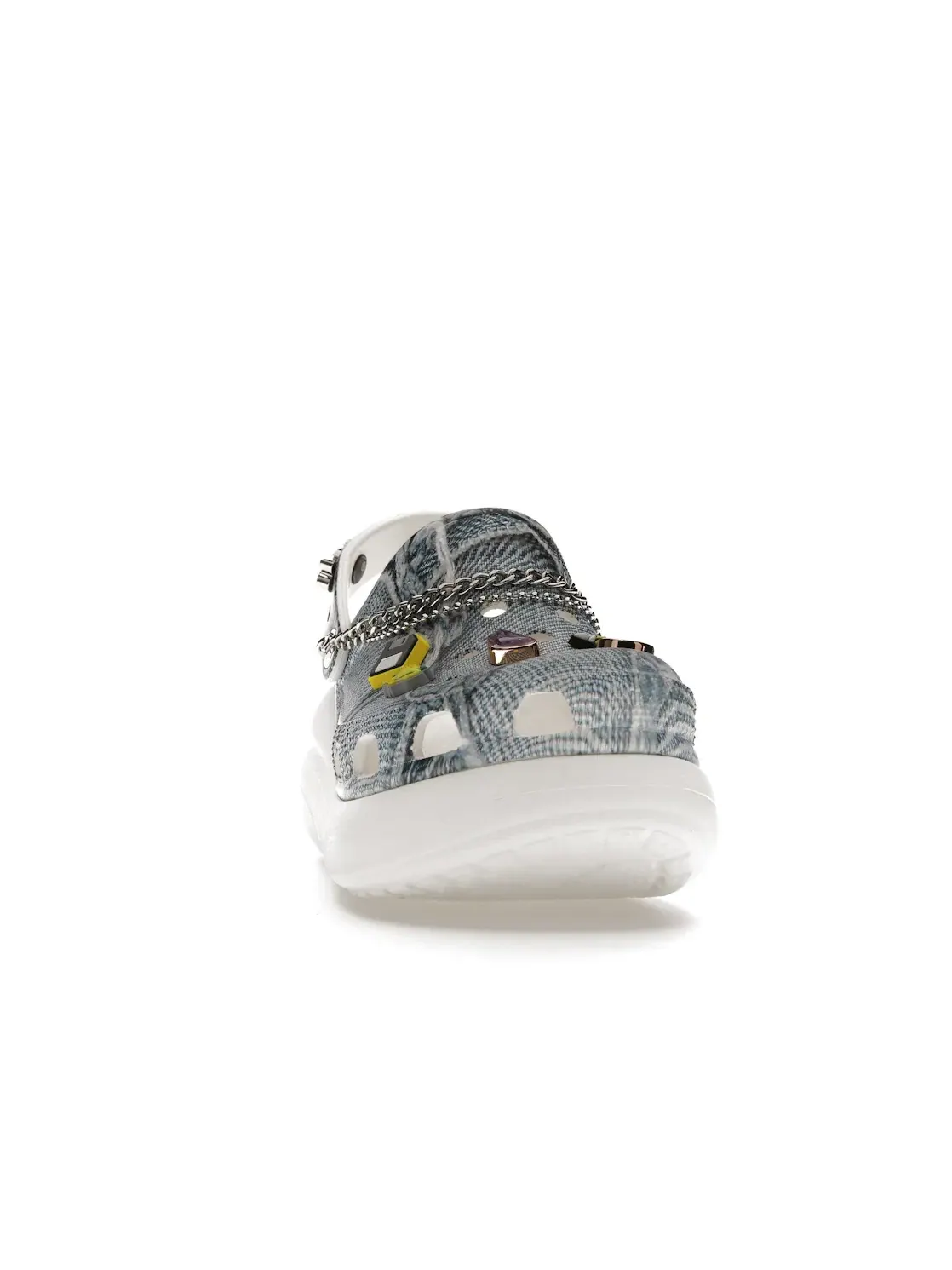 Женские сабо из денима Mega Crush Clog Crocs — изображение 2 из 4, джинсовый синий