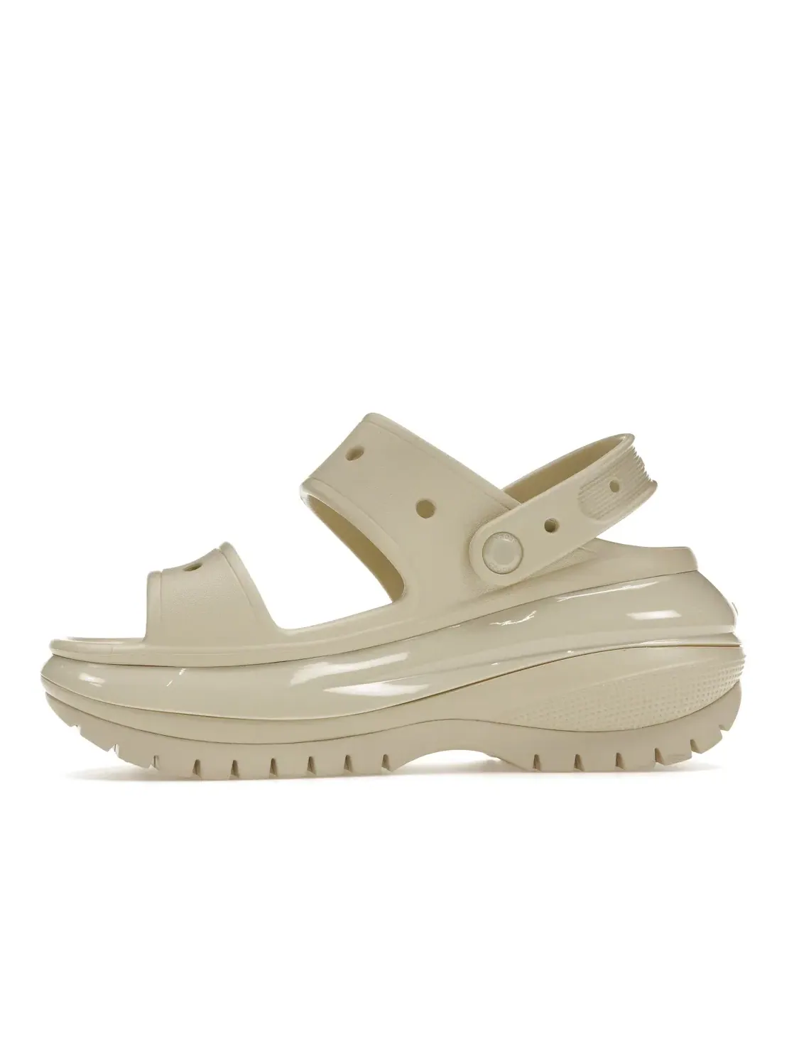 Женские сандалии с рельефной подошвой Crocs Mega Crush Sandal — изображение 3 из 4, кость