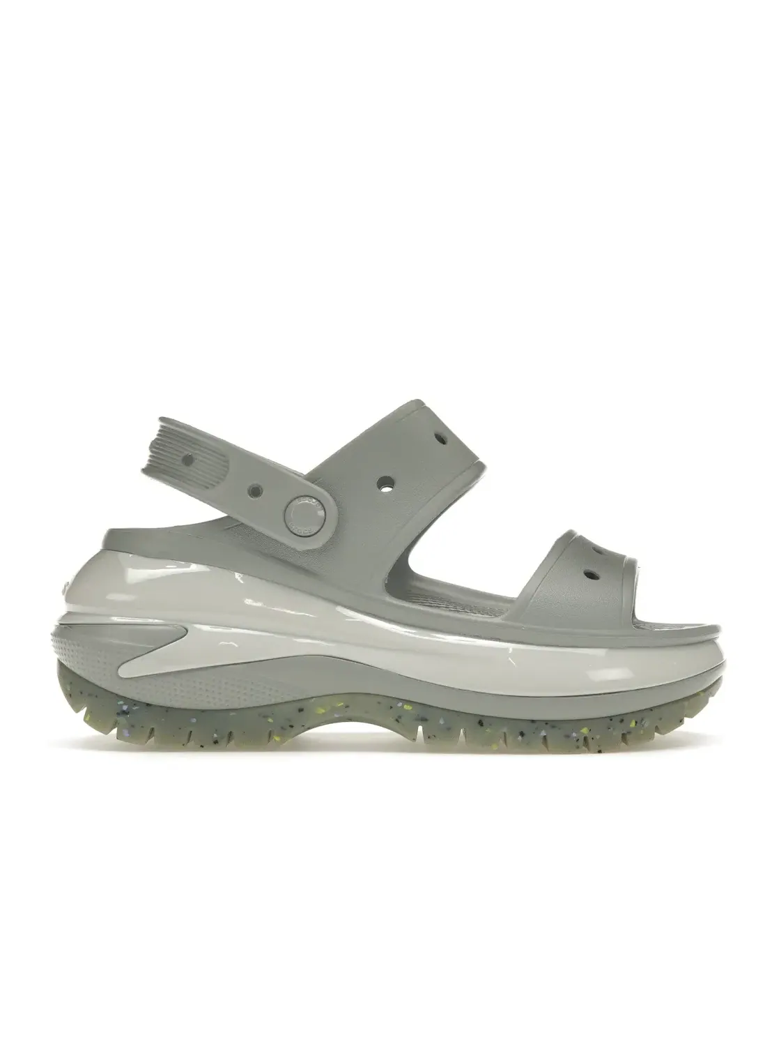 Детские сандалии с платформой Crocs Mega Crush Sandal Crocs — изображение 1 из 4, светлый серый