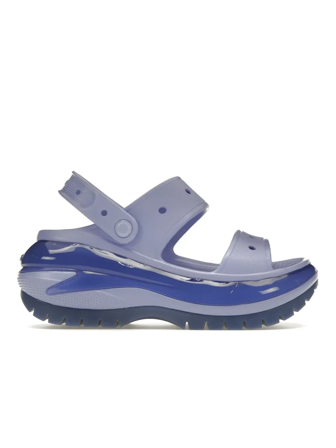 Женские сандалии на платформе Moon Jelly Crocs — изображение 1 из 4, желтый