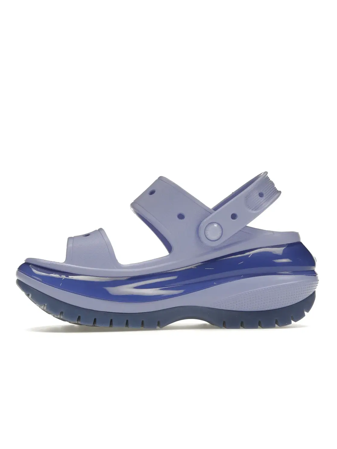 Женские сандалии на платформе Moon Jelly Crocs — изображение 3 из 4, желтый