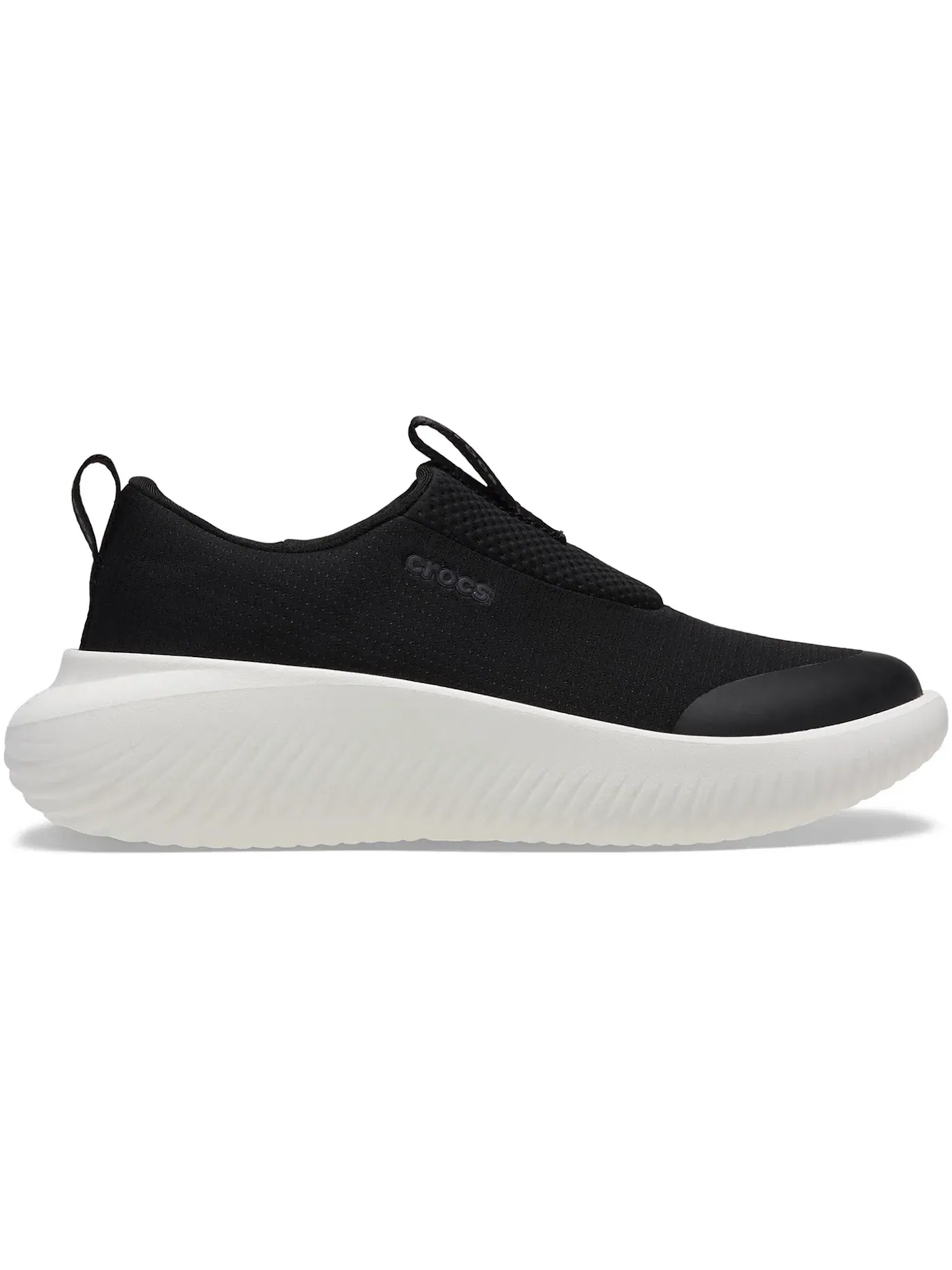 Мужские кроссовки повседневные Crocs Mellow Ease Slip On — изображение 1 из 1, черный/белый