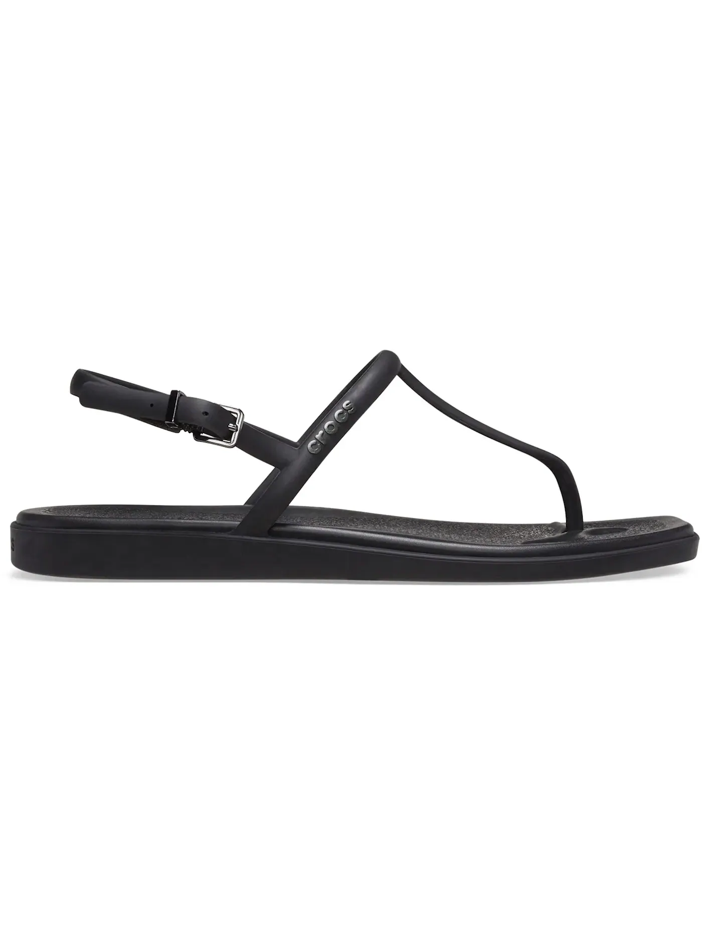 Женские сандалии-вьетнамки с ремешком Crocs Miami Thong Flip — изображение 1 из 1, черный