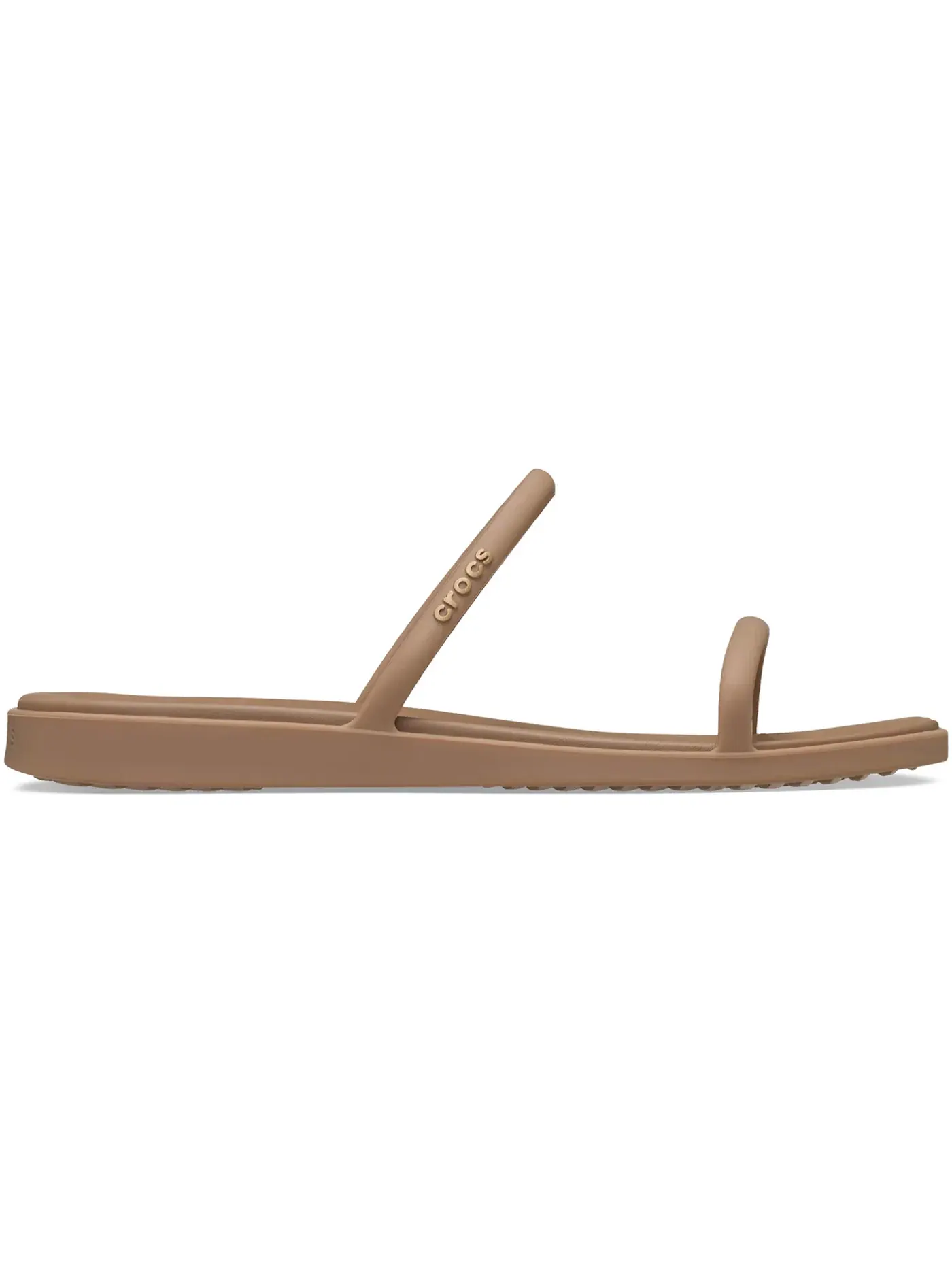 Женские сандалии с двумя ремешками Miami Two Strap Sandal Crocs — изображение 1 из 1, молочный шоколад
