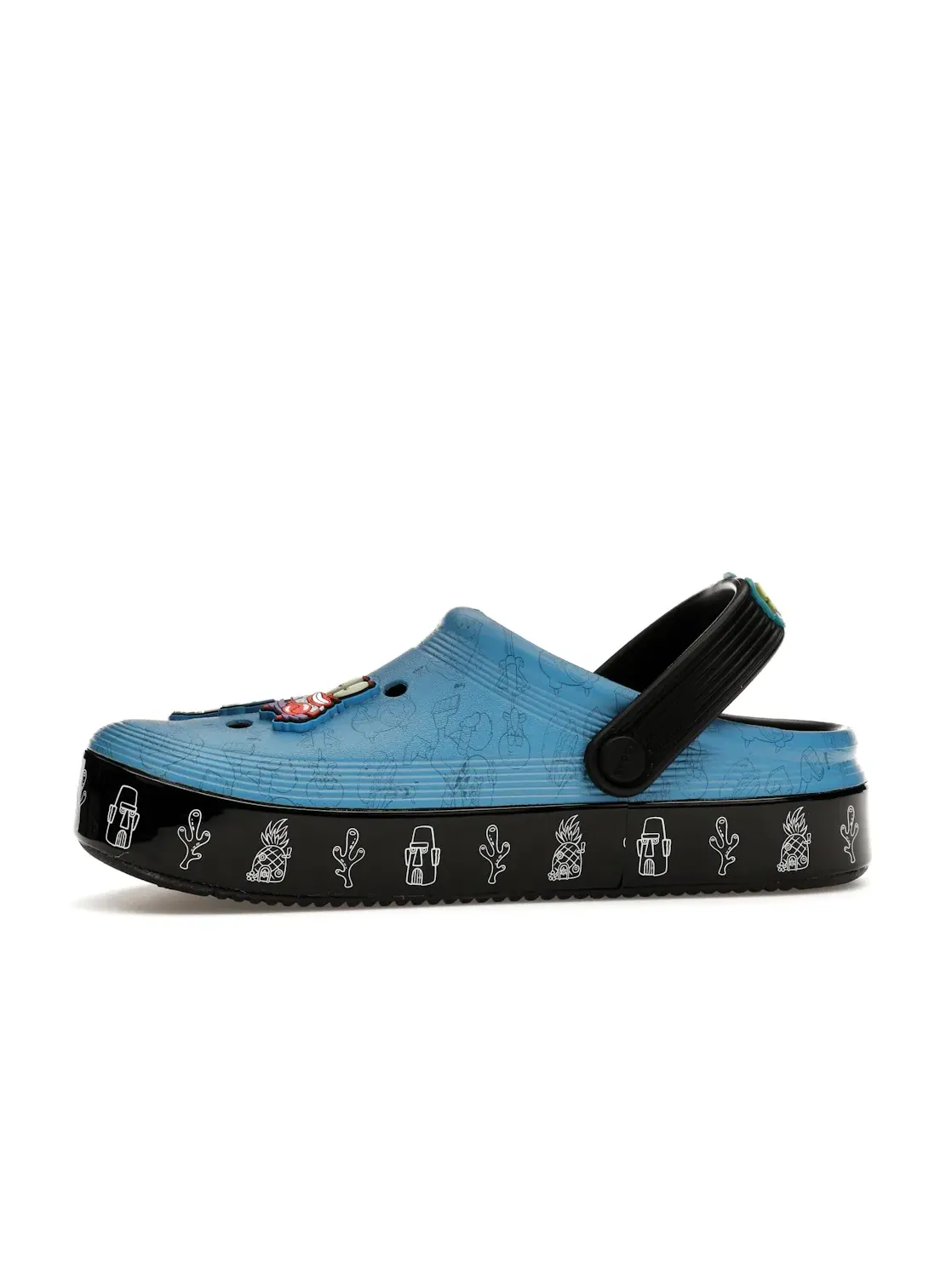 Детские клоги Crocs Off Court Clog SpongeBob SquarePants Crocs — изображение 3 из 4, черный
