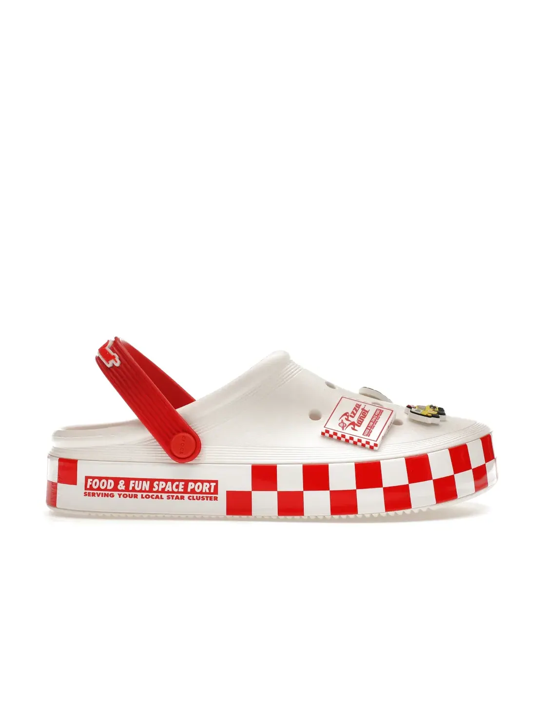 Мужские сабо Crocs Off Court Clog Toy Story Pizza Planet — изображение 1 из 4, белый