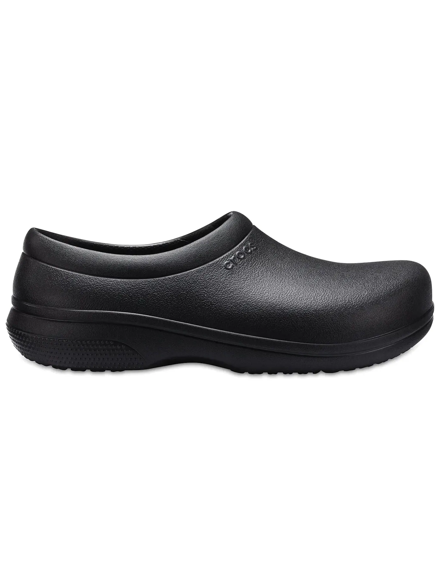 Мужские клоги с защитой от скольжения On The Clock Slip Resistant Work Slip-On Crocs — изображение 1 из 1, черный