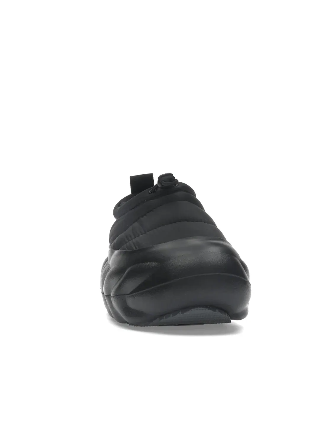 Мужские тапочки с пуховым дизайном Crocs Overpuff Shorty — изображение 2 из 4, черный/черный