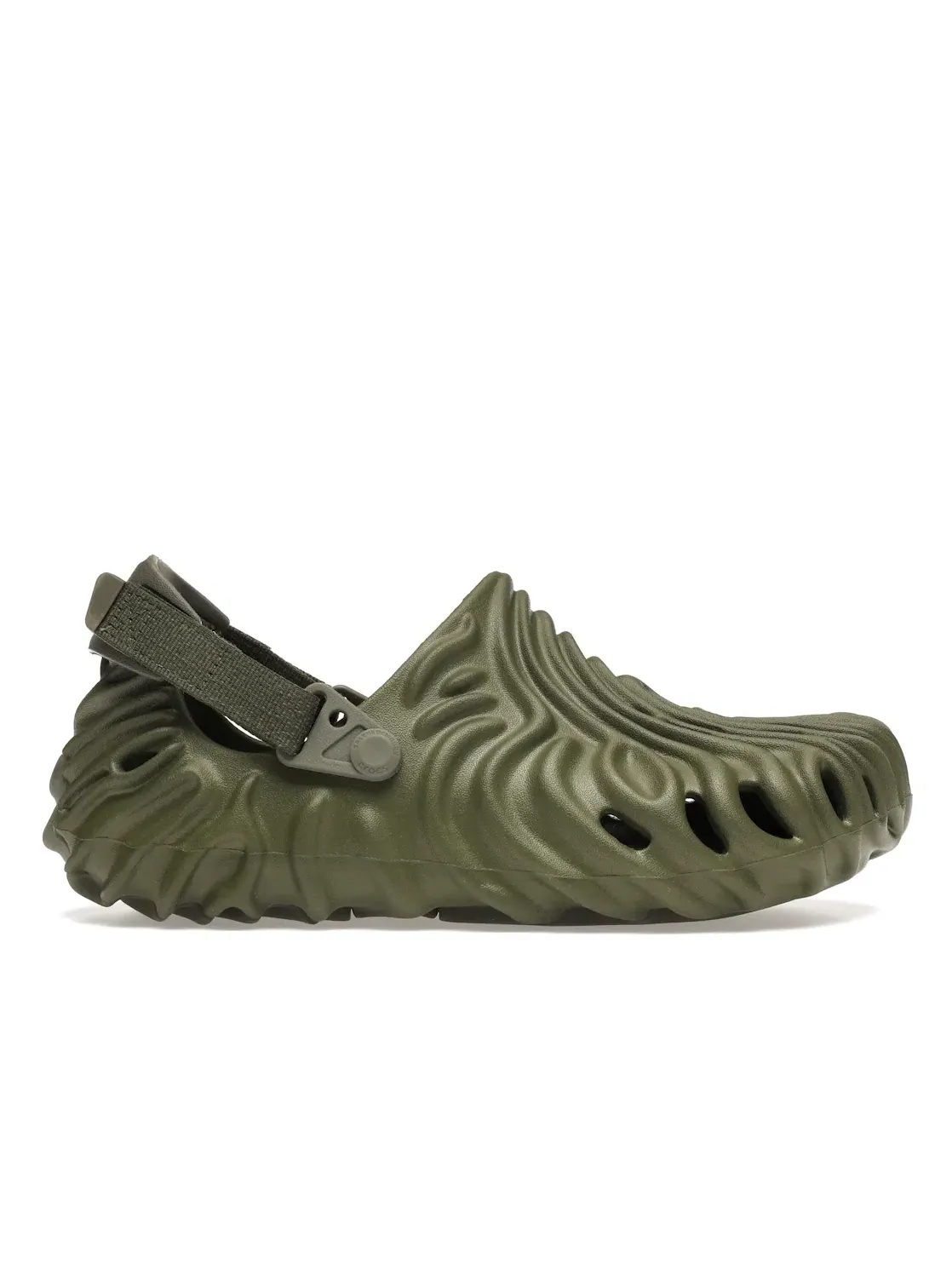 Мужские сабо с принтом Crocs Pollex Clog — изображение 1 из 4, огуречный
