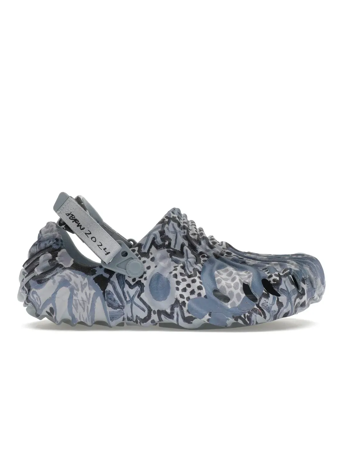 Мужские сабо Crocs Pollex Clog от Salehe Bembury Jonas Wood — изображение 1 из 4, синий/серый/черный