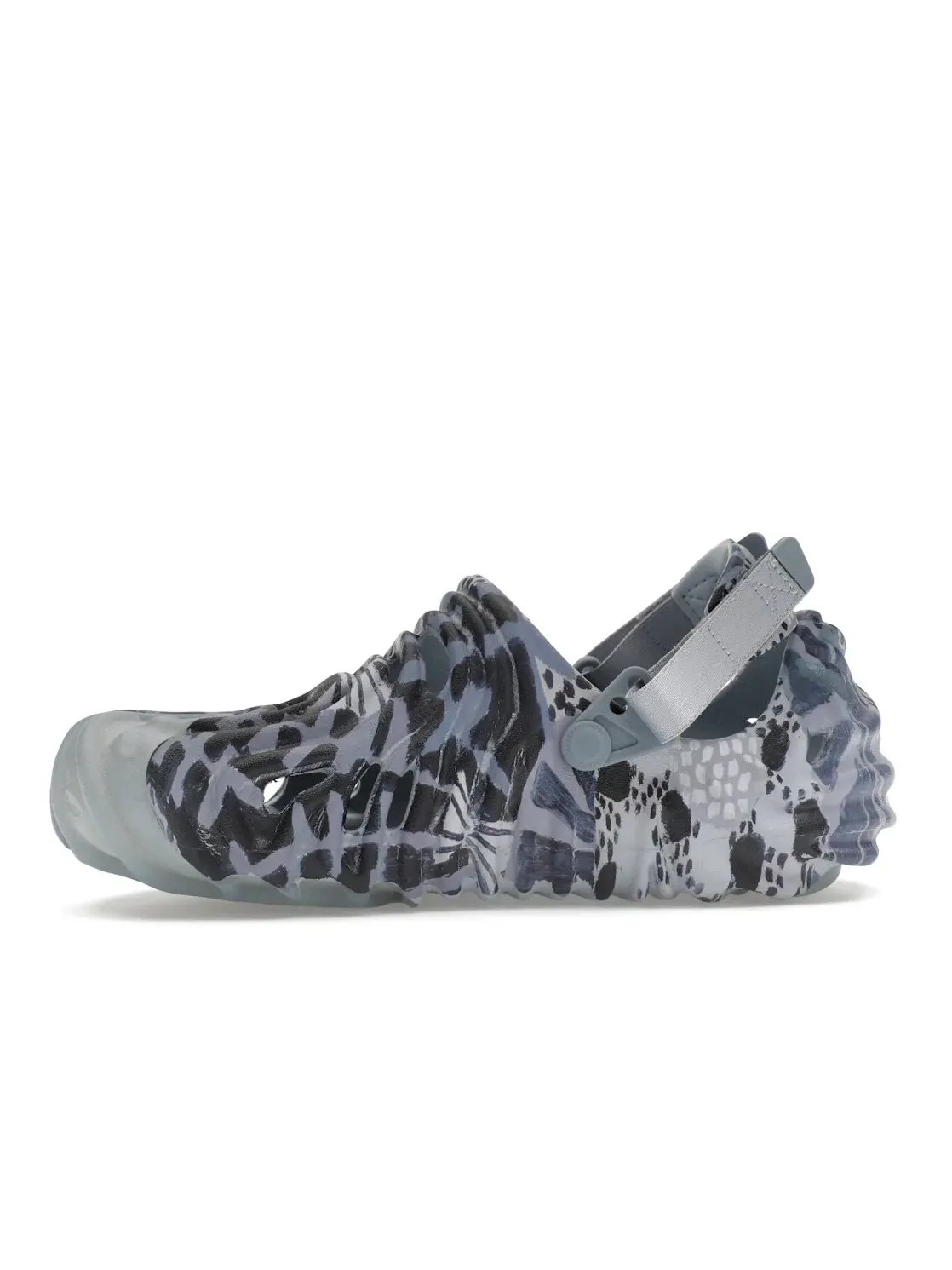 Мужские сабо Crocs Pollex Clog от Salehe Bembury Jonas Wood — изображение 3 из 4, синий/серый/черный