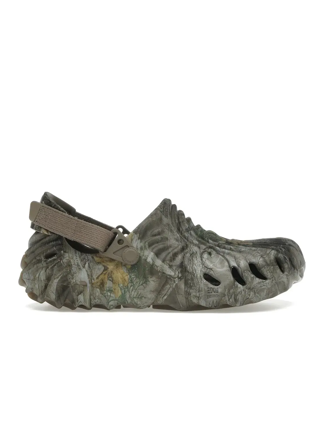 Мужские сабо с принтом камуфляж Crocs Pollex Clog — изображение 1 из 4, коричневый