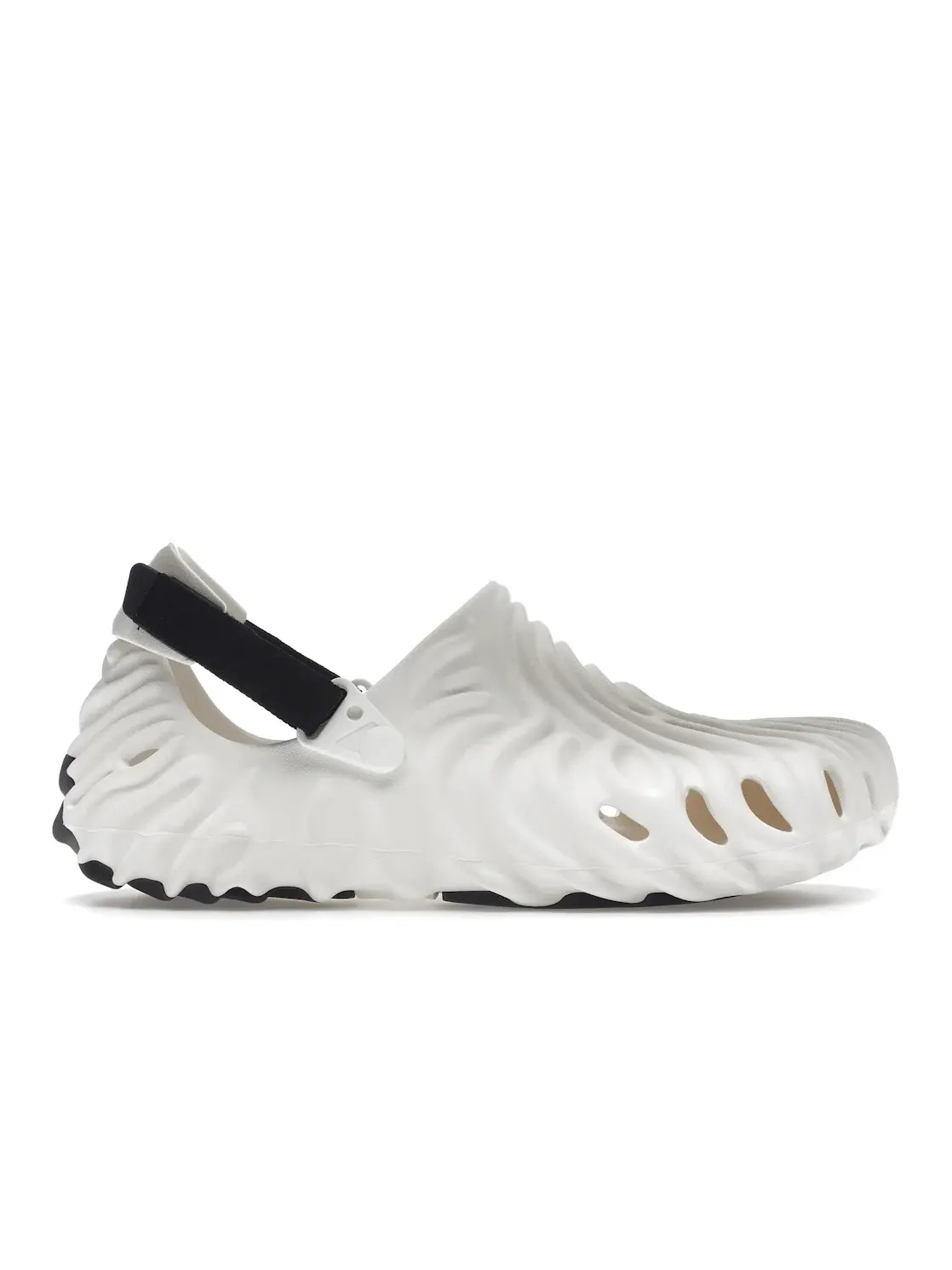 Мужские клоги Crocs Pollex Clog — изображение 1 из 4, белый/черный