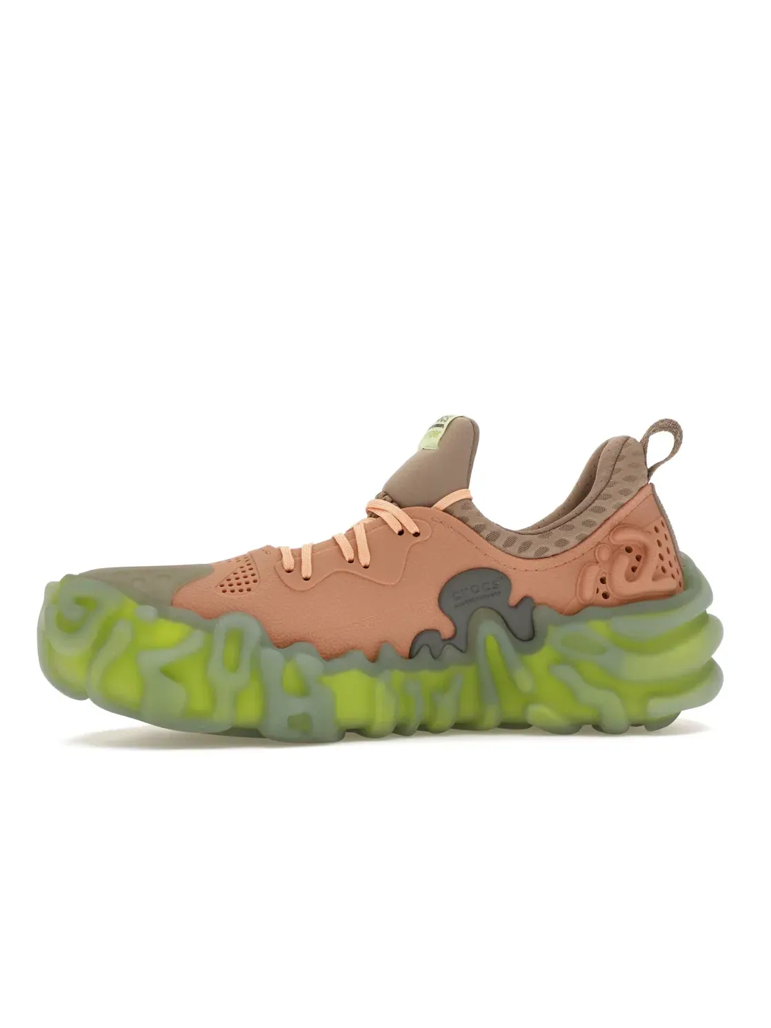 Мужские кроссовки Lifestyle с дизайном от Salehe Bembury Crocs Pollex Juniper — изображение 3 из 4, зеленый