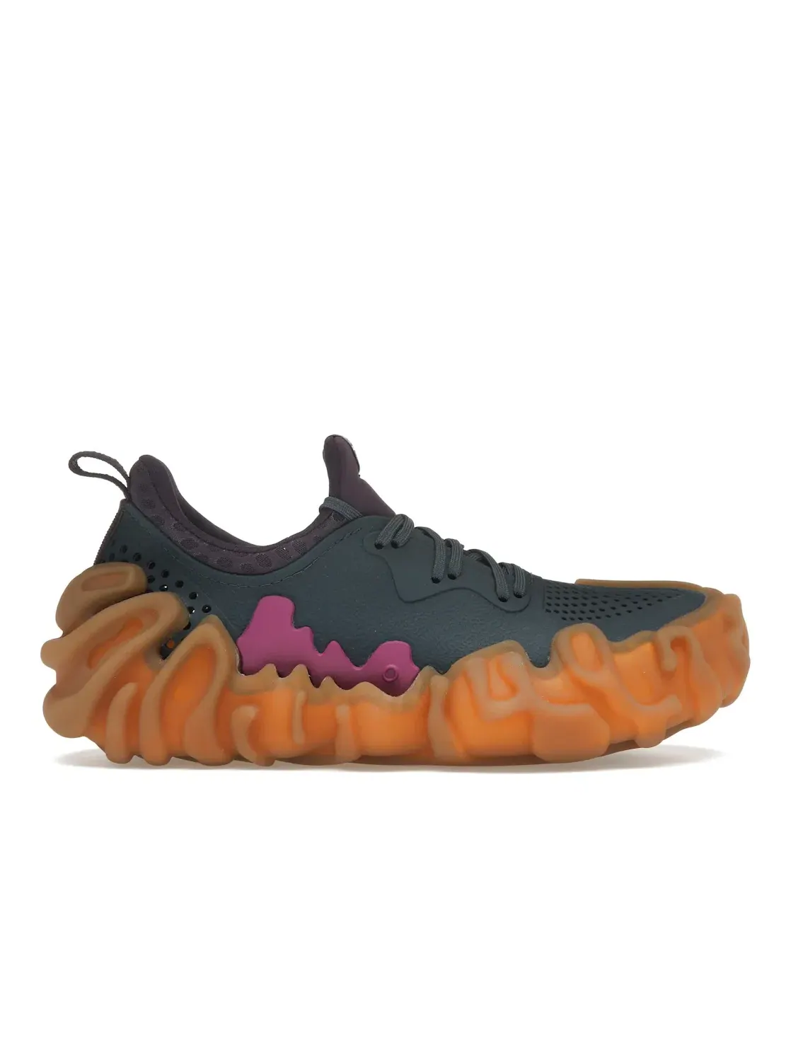 Мужские кроссовки с уникальным дизайном Crocs Pollex Juniper — изображение 1 из 4, синий/оранжевый/розовый