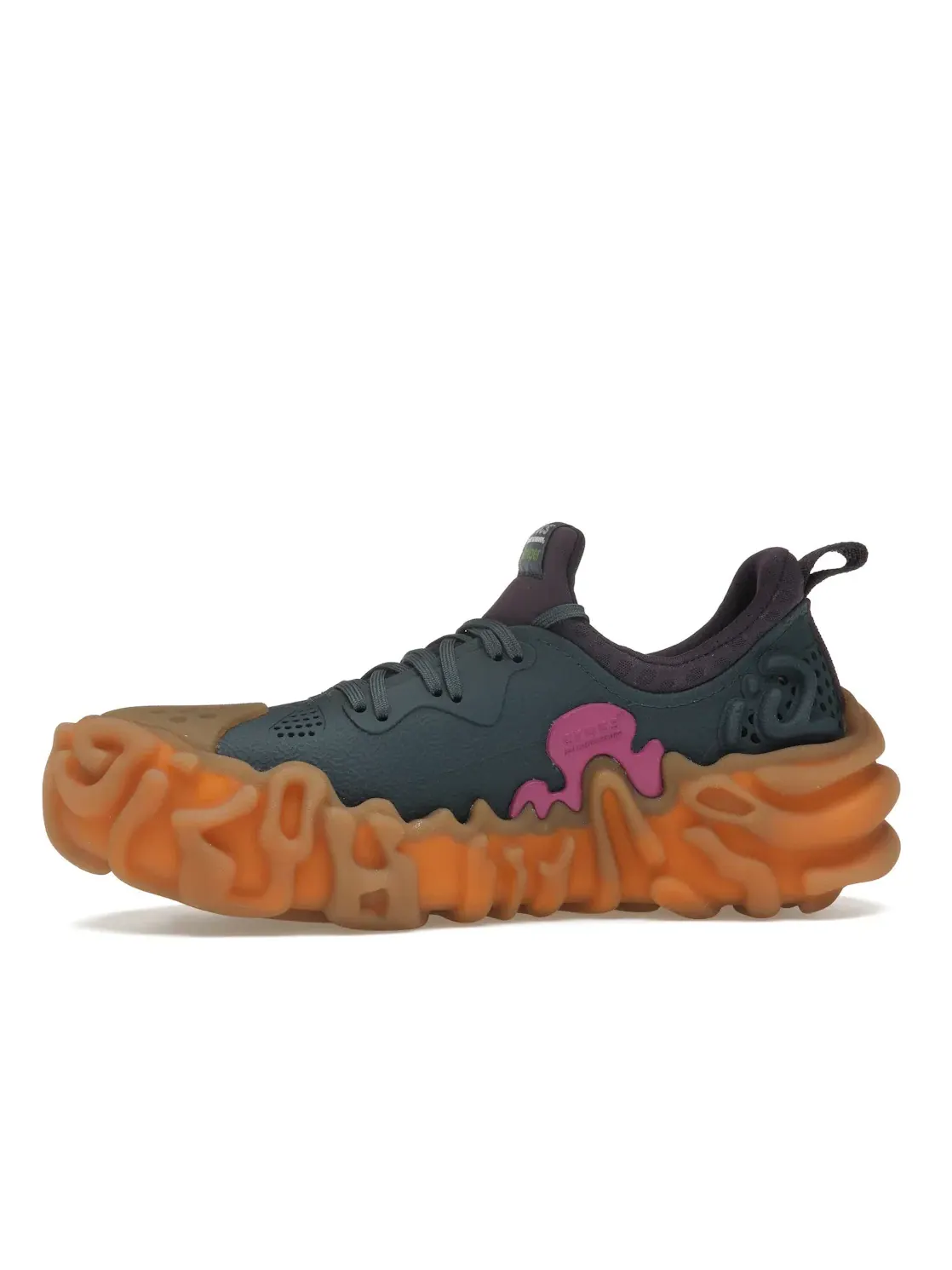 Мужские кроссовки с уникальным дизайном Crocs Pollex Juniper — изображение 3 из 4, синий/оранжевый/розовый
