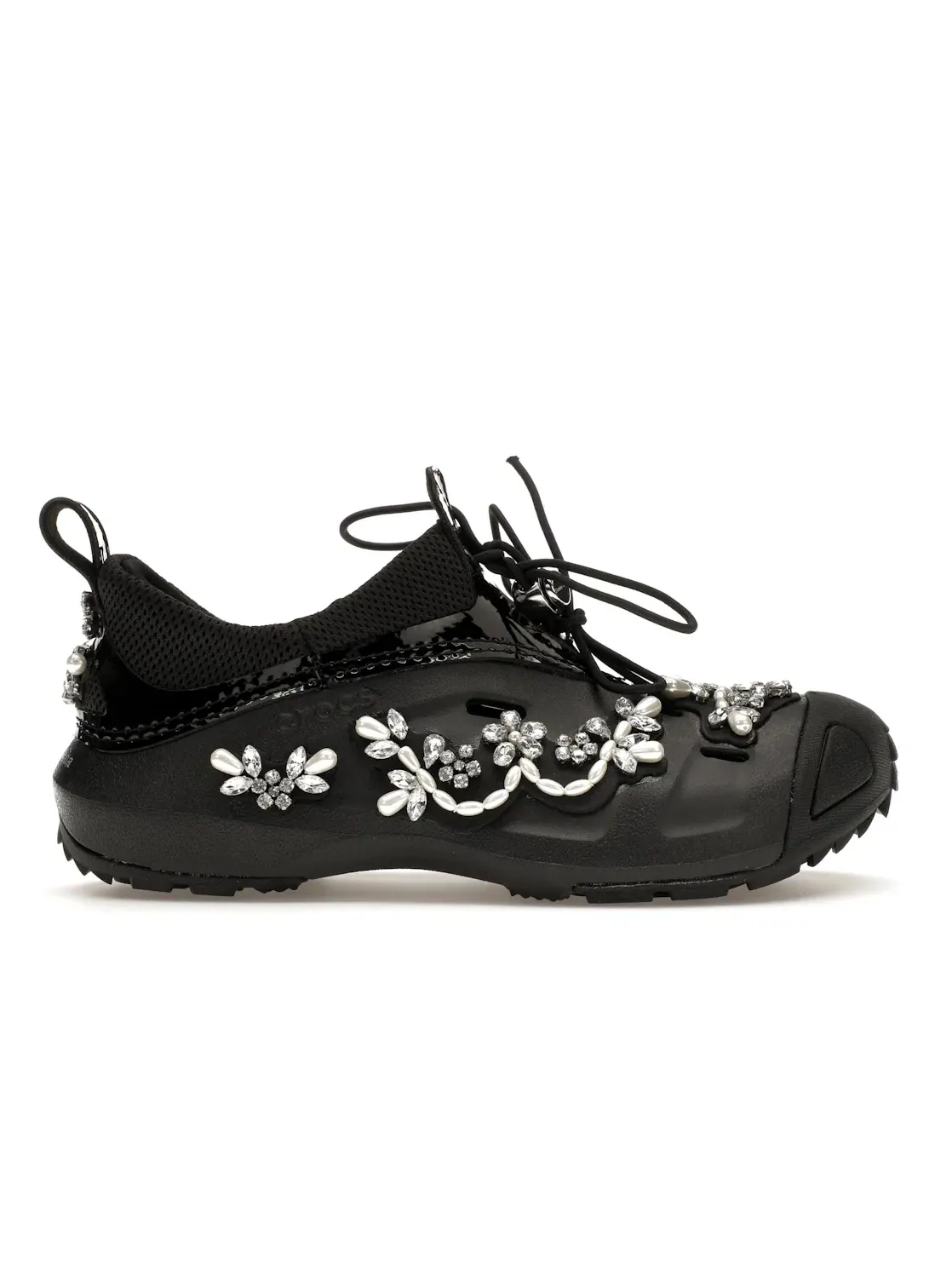 Мужские кроссовки с коллаборацией Simone Rocha Crocs Quick Trail — изображение 1 из 4, черный