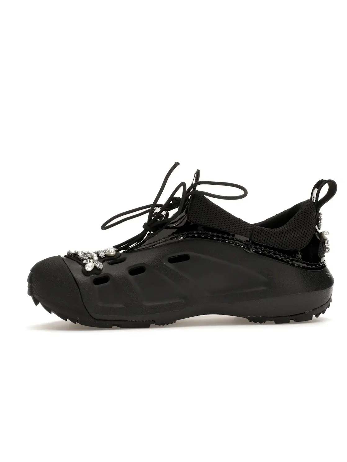 Мужские кроссовки с коллаборацией Simone Rocha Crocs Quick Trail — изображение 3 из 4, черный