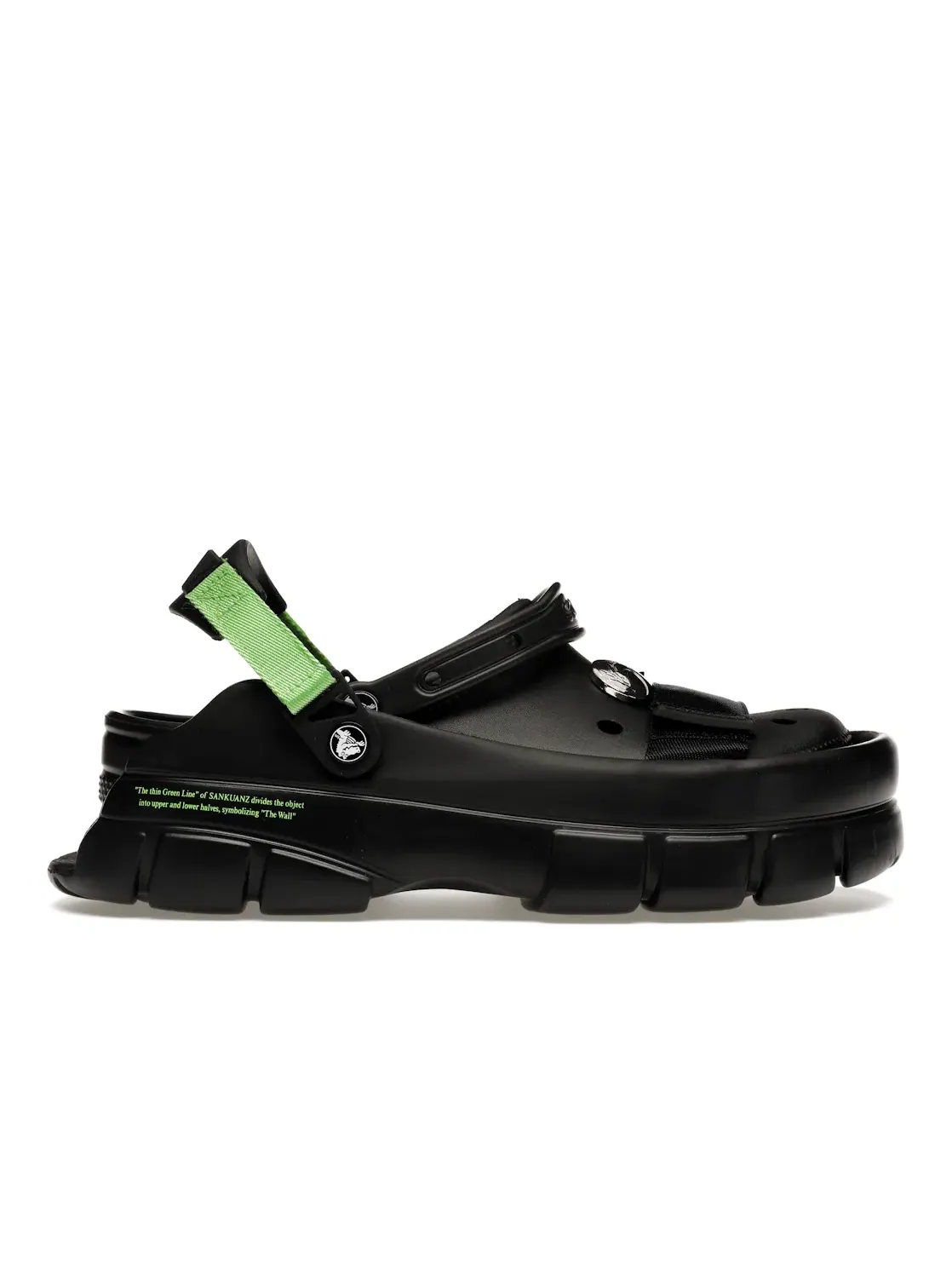 Мужские сабо Crocs Classic Clog SANKUANZ — изображение 1 из 4, черный/черный