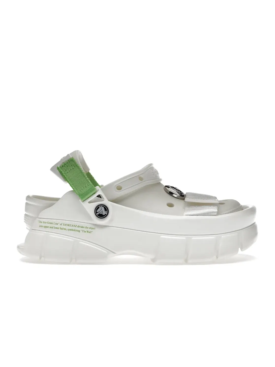 Мужские сабо Classic Clog Crocs — изображение 1 из 4, белый/белый